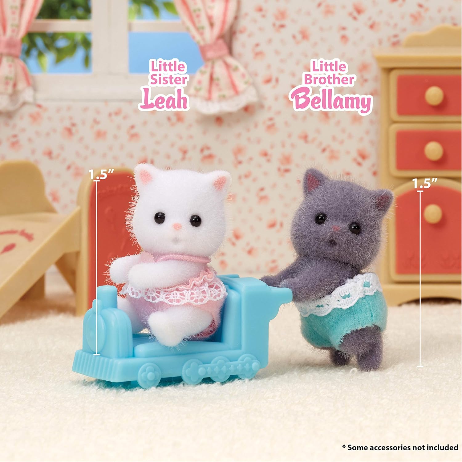 Calico Critters Hopscotch Rabbit Twins - Adorable Bunnies for Endless Imaginative Play. Bring Home the Double the Fun with These Charming Twins!