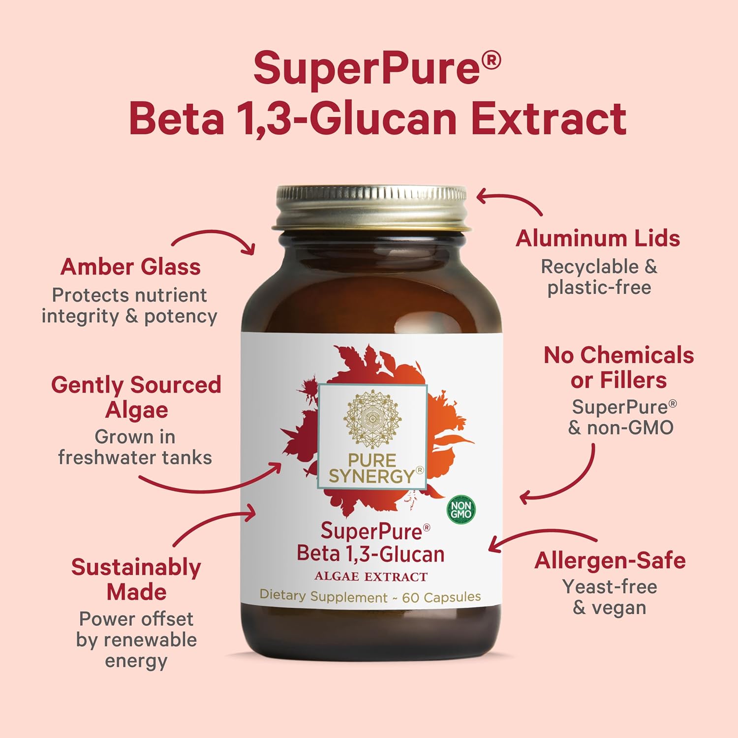 PURE SYNERGY Organic Beet Juice Powder | Pre-Workout Supplement | Organic Beet Root Juice Powder | for Healthy Circulation, Exercise, and Detoxification (6.4 oz.)