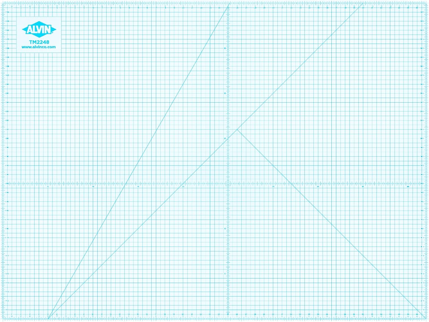 Alvin, TM Series Translucent Professional Cutting Mat, Self-Healing, Great for Lightboxes, Safe with Rotary or Utility Knife - 24 x 36 inches
