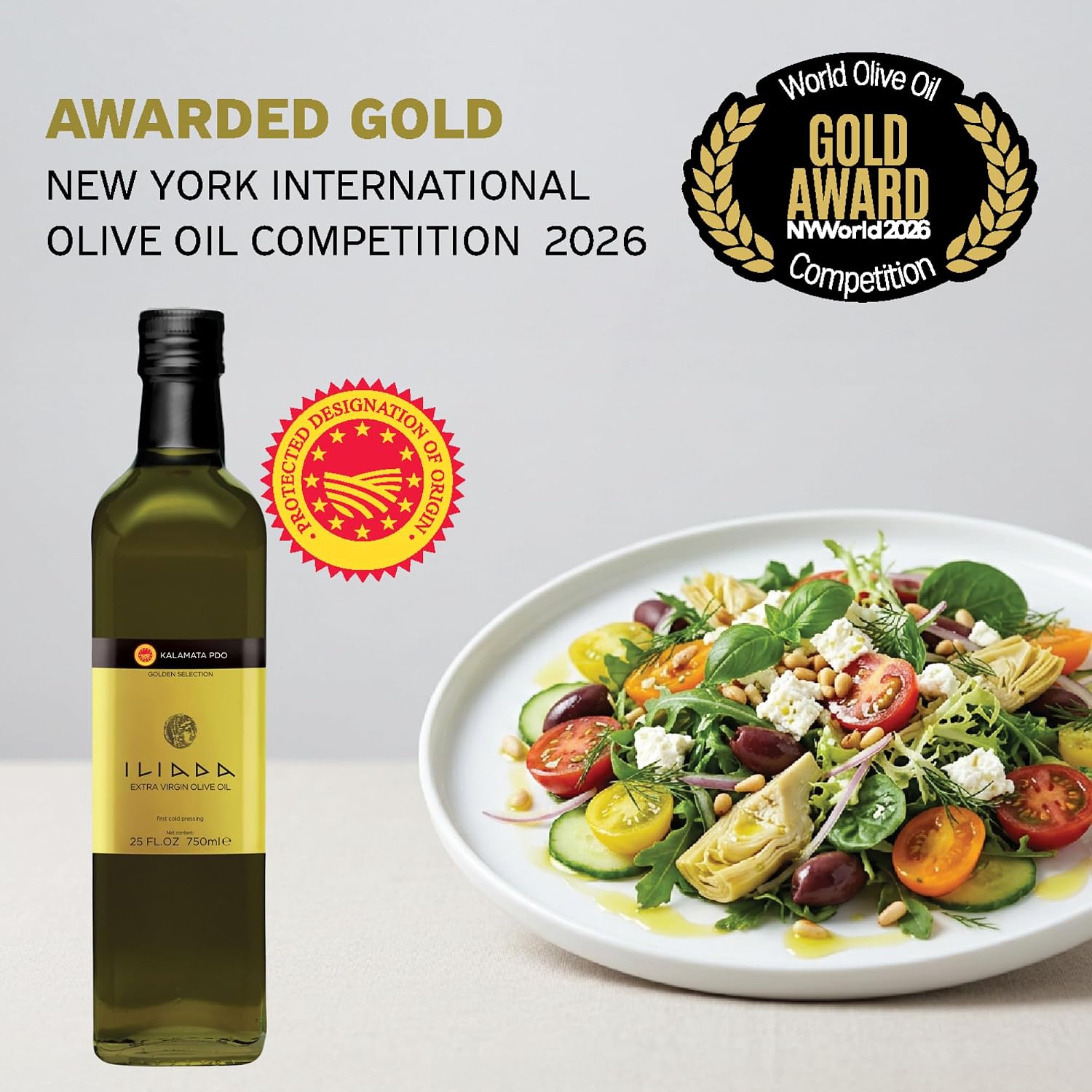 Iliada Kalamata PDO Extra Virgin Olive Oil