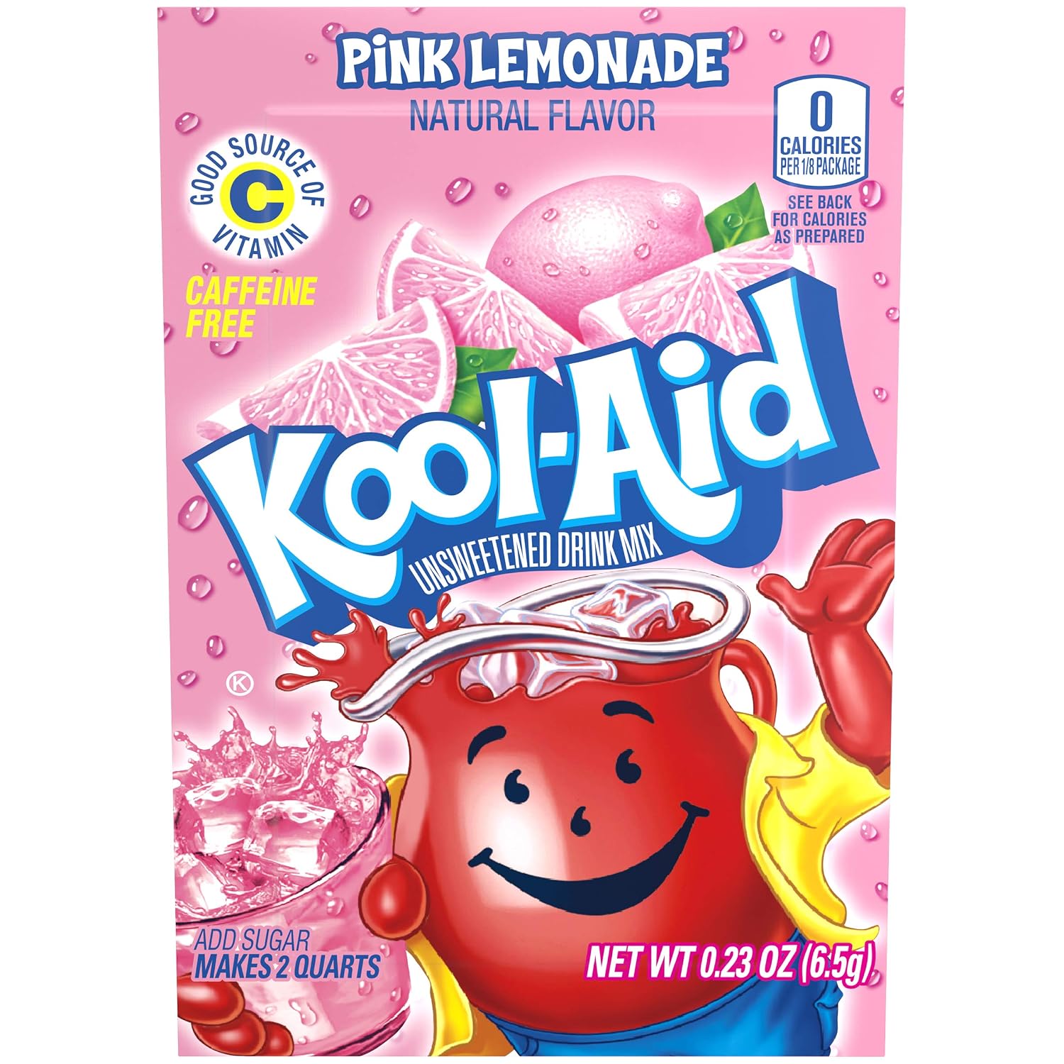 Kool-Aid Tropical Punch Flavored Unsweetened Caffeine Free Powdered Drink Mix (96 Packets)