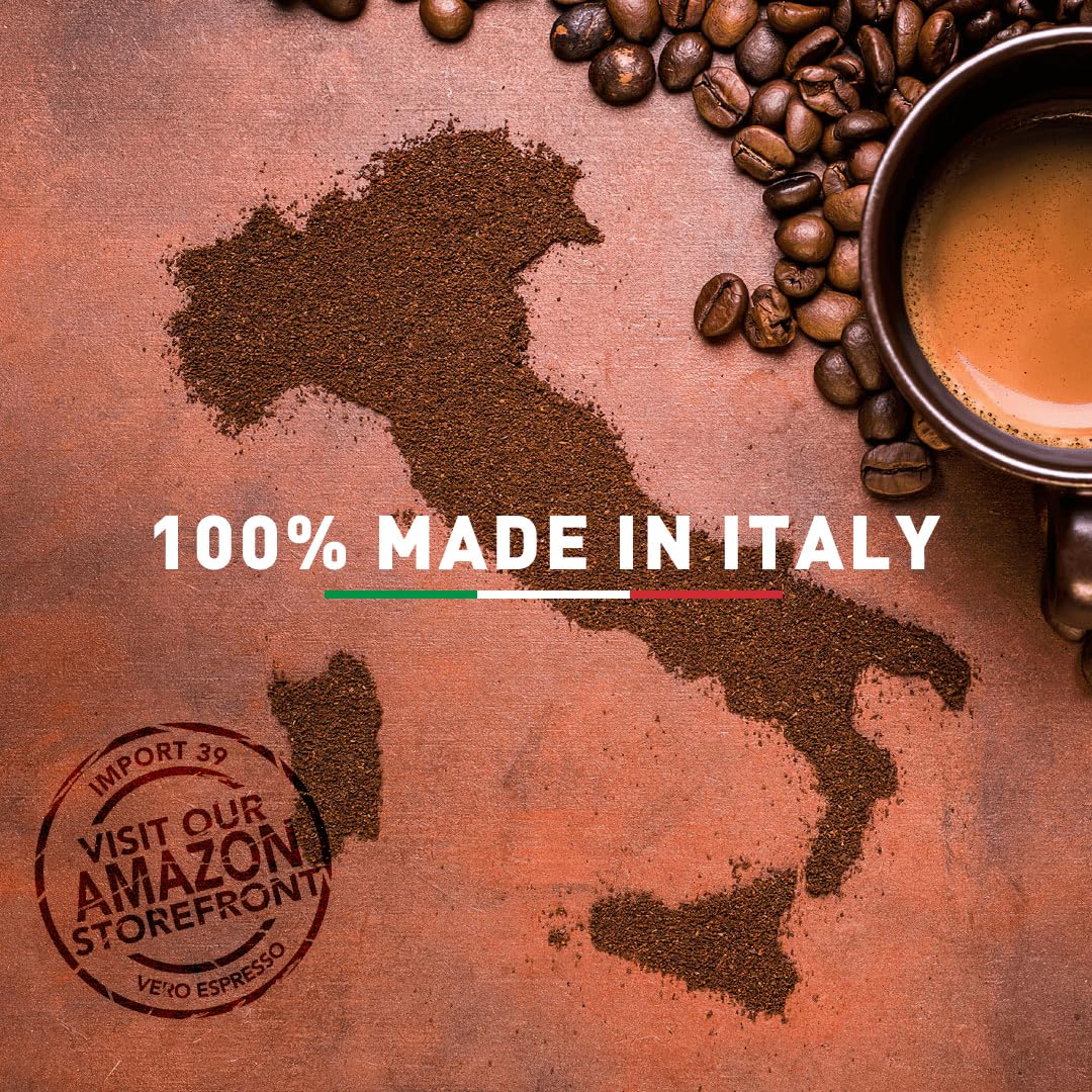 Italian Coffee Pods for Nespresso Original (Pack of 100 Regular Passione) | Compatible with Nespresso Original Machines, BPA-free espresso capsules, made in Italy, Intensity 9/10