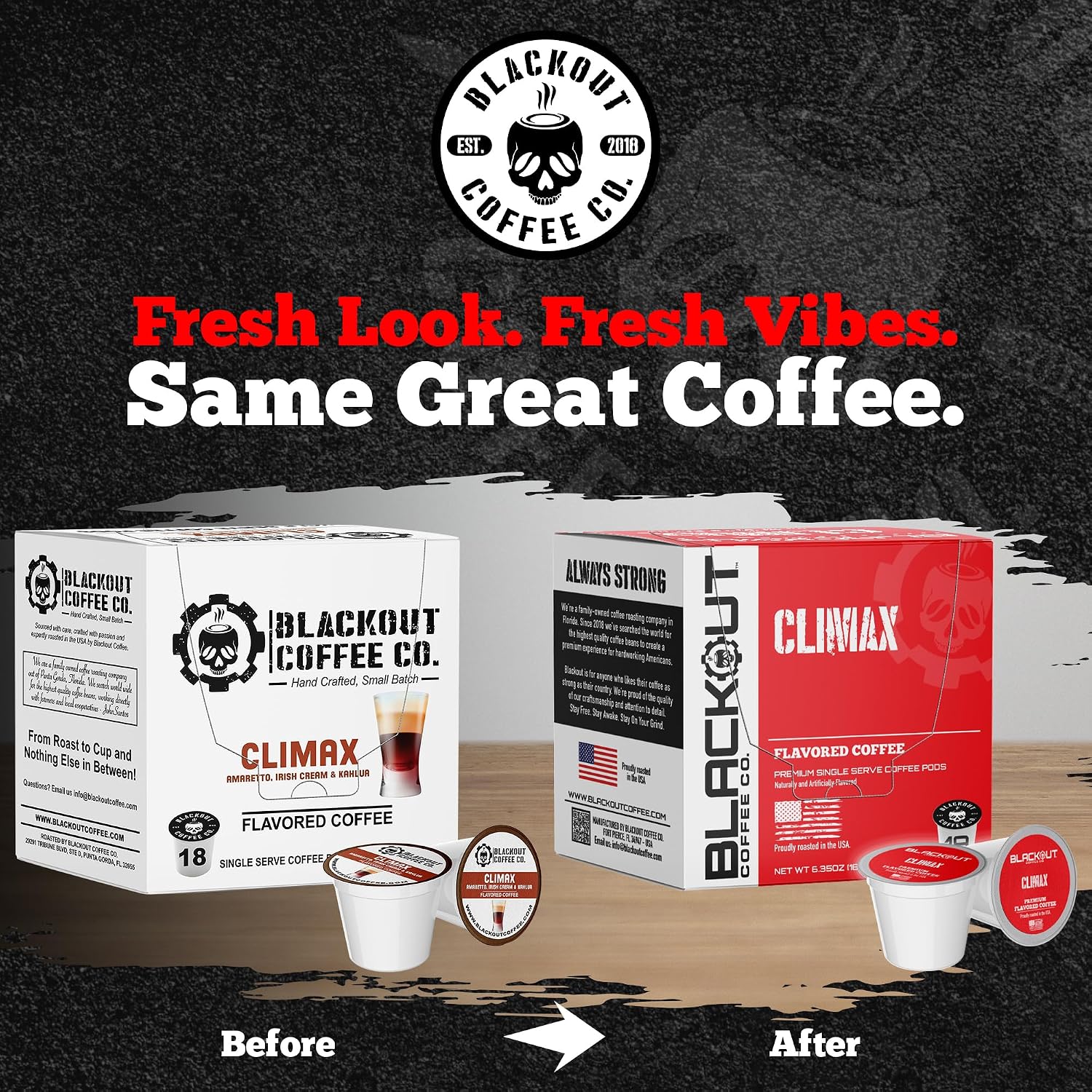Blackout Coffee Blueberry Crumble Ground Coffee, Medium Roast, 12 oz