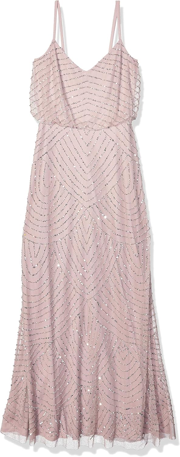 Adrianna Papell Women's Long Blouson Dress