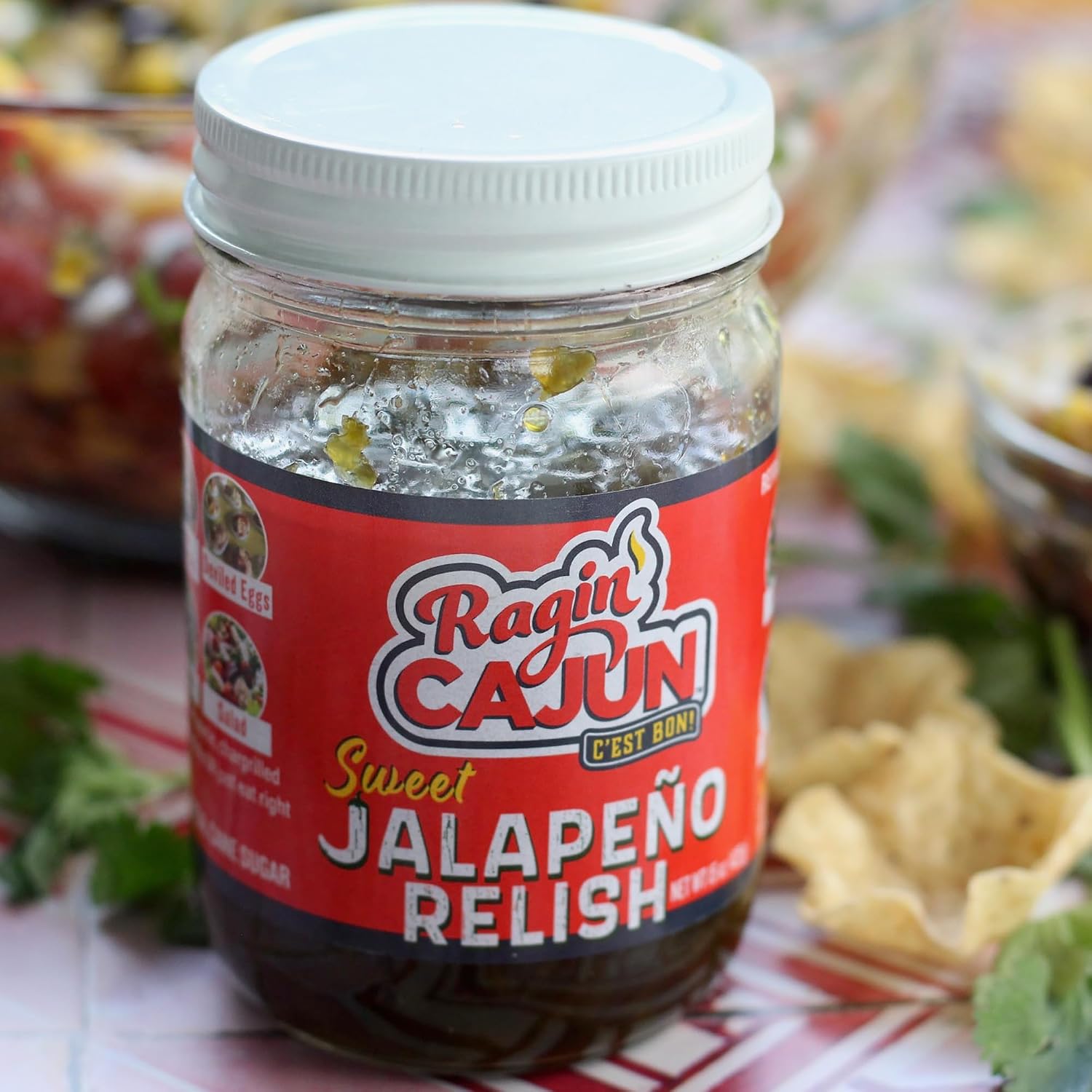 Ragin' Cajun Candied Jalapeno Slices, 12 fl oz - Pack of 2