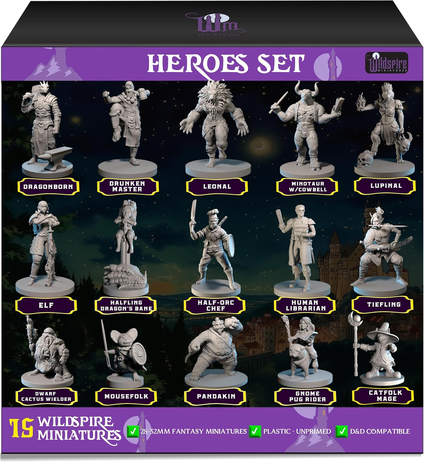 Wildspire Hero, Player-Character, NPC DND Miniatures