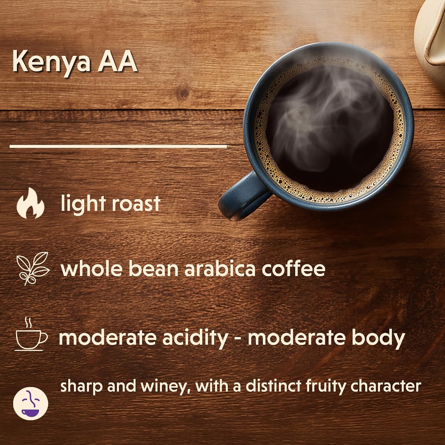 Coffee Bean Direct French Roast Papua New Guinea, Whole Bean, 5lb Bag | Dark Roast, Single Origin Arabica Coffee Beans
