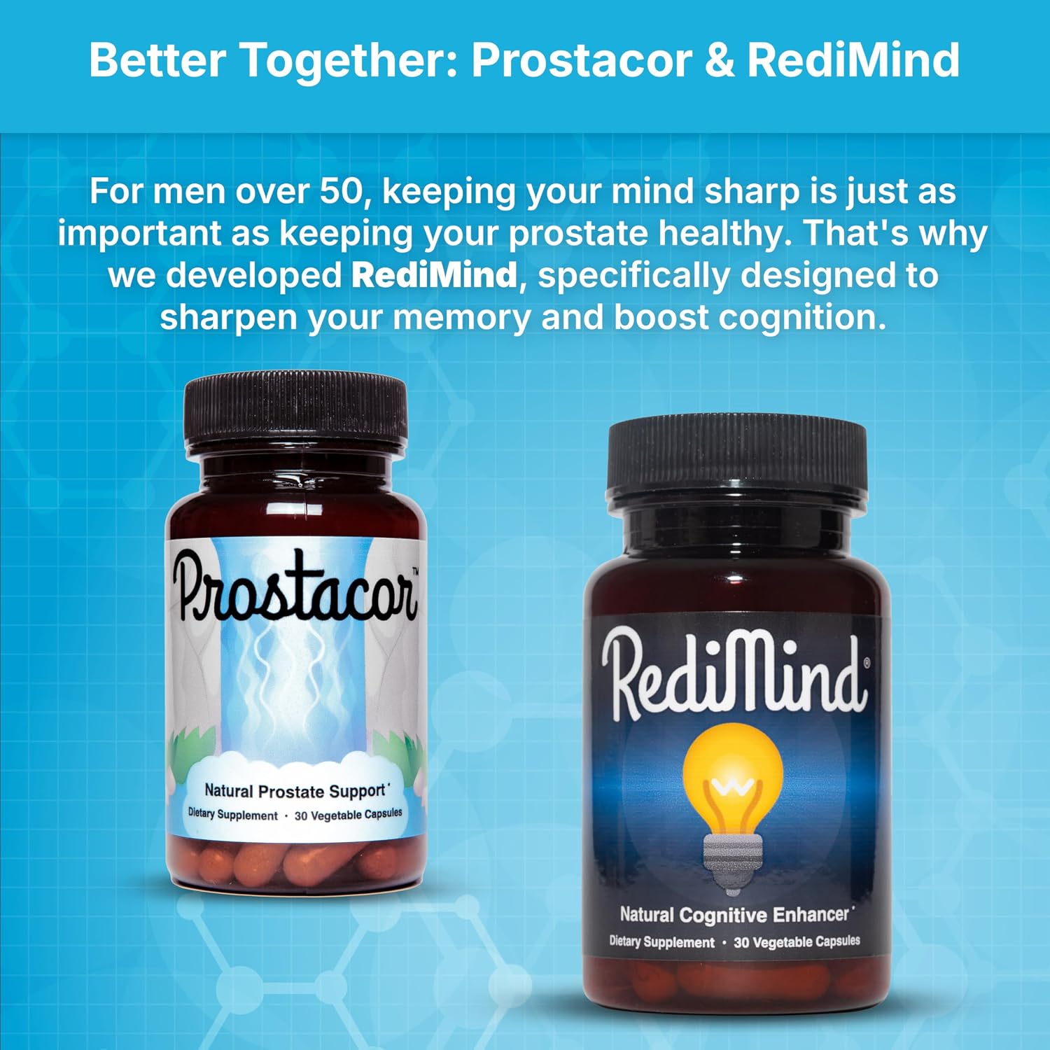 Prostacor Natural Prostate Support Supplement for Men, Vegan, Gluten-Free | Supports Healthy Urine Flow, Fewer Urges, Bladder Control