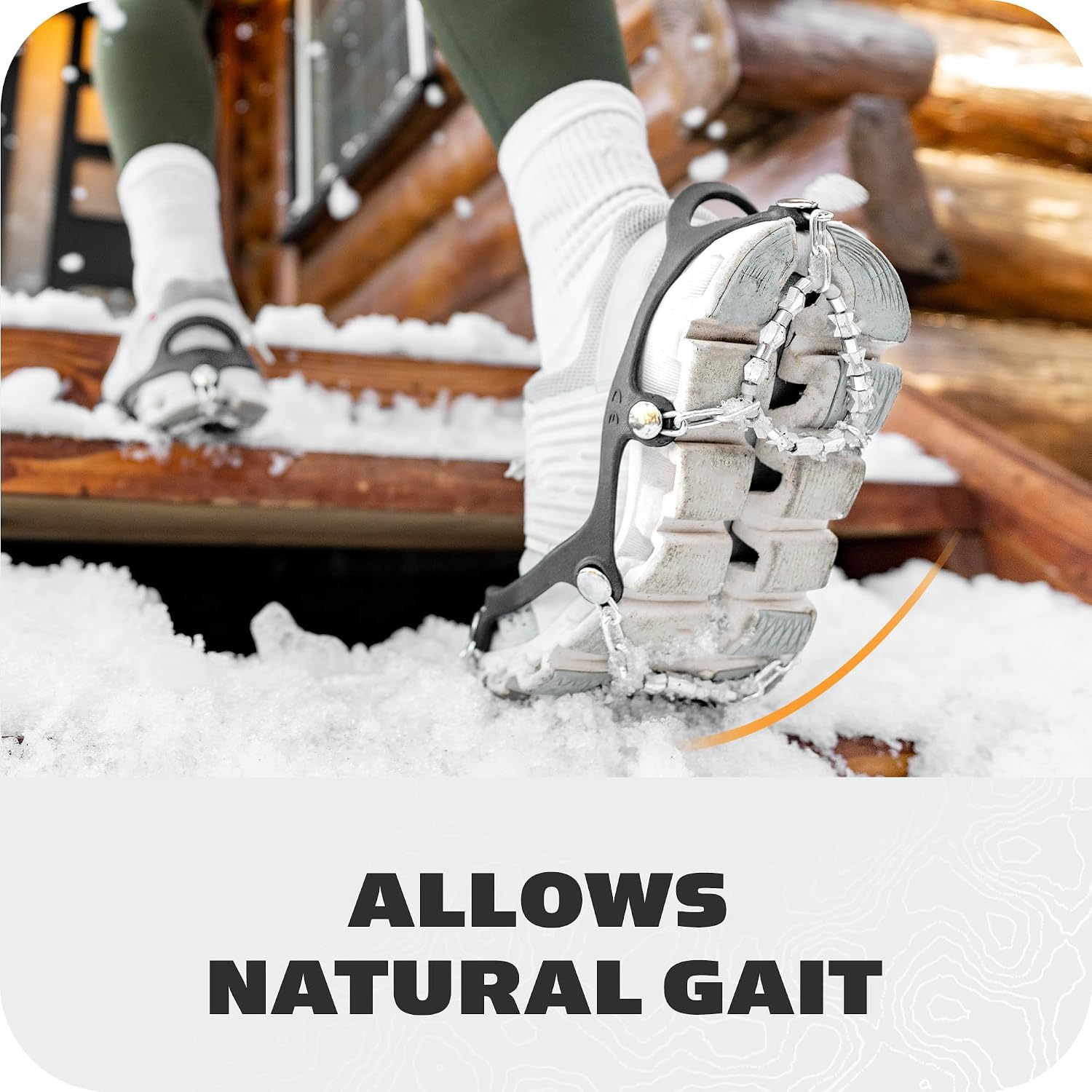 Yaktrax Diamond Grip - Full-Foot Traction on Ice, Snow, & Multi-Terrain Surfaces - Swiveling Diamond Bead Grip Points - Cold-Resistant Easy On/Off Elastic Upper Band