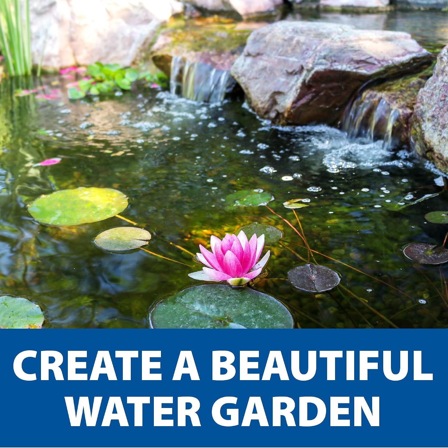 The Pond Guy SolidFlo G2 Submersible Pump for Small Ponds, 600 GPH | Ideal for water gardens and waterfalls with quiet, durable, efficient flow and easy DIY setup