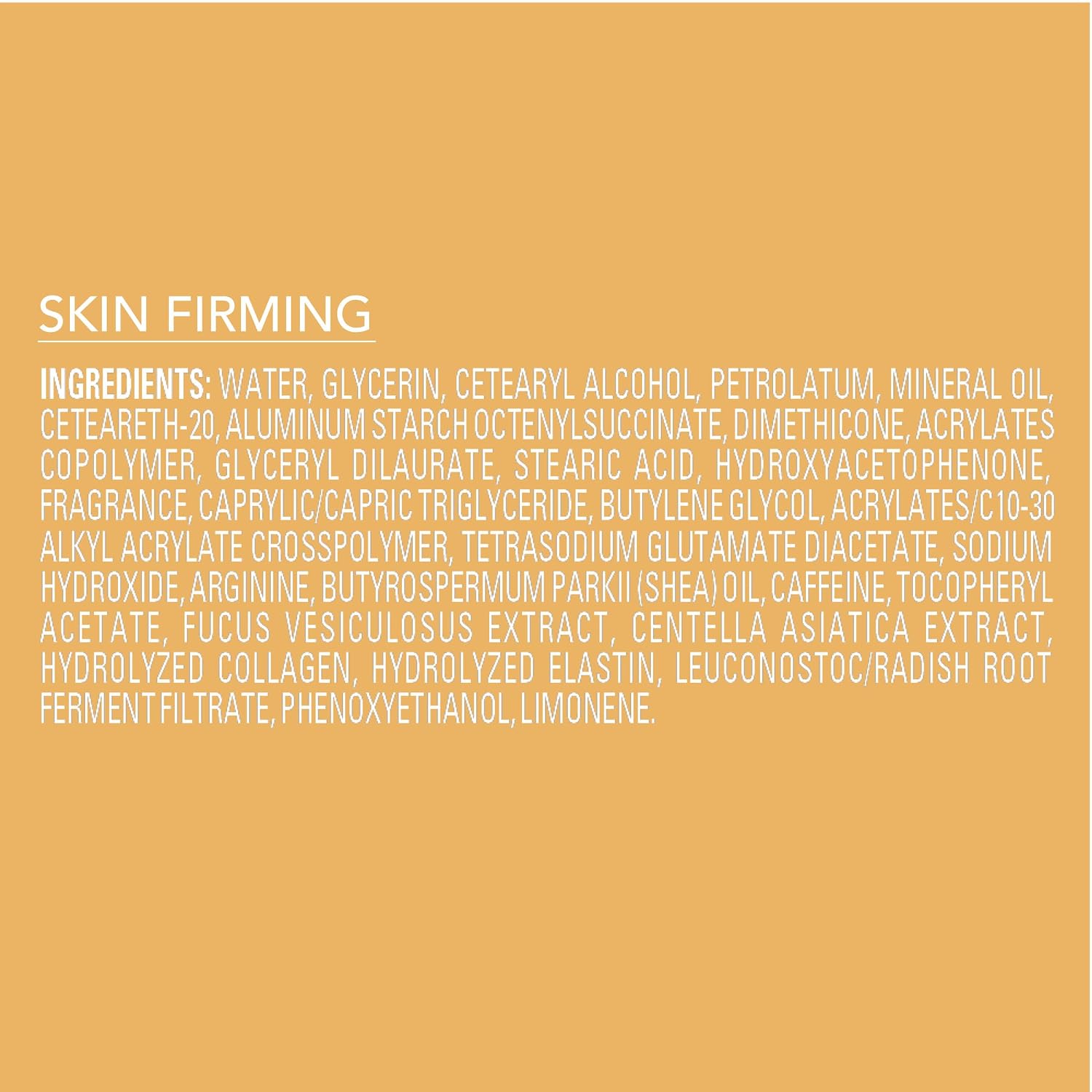 Jergens Skin Firming Body Lotion for Dry to Extra Dry Skin, Skin Tightening Cream with Collagen and Elastin, Dermatologist Tested, Hydralucence Blend Formula, 16.8 Oz | Tightening Cream for Dry Skin, Smoothes and Tones, Collagen and Elastin Formula, Derm…