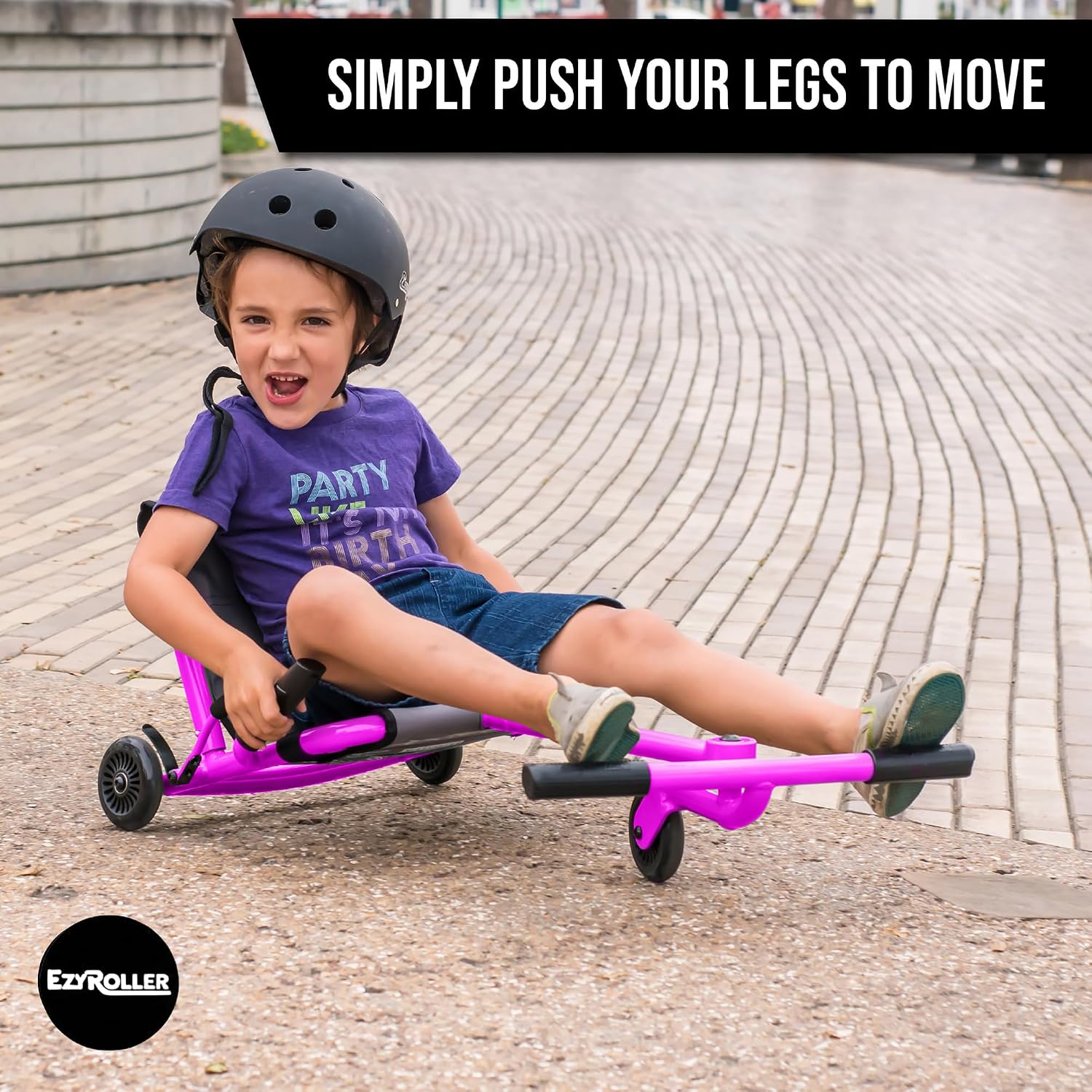 EzyRoller Classic Ride On Toy for Kids, Ages 3-12, Up to 154 lbs