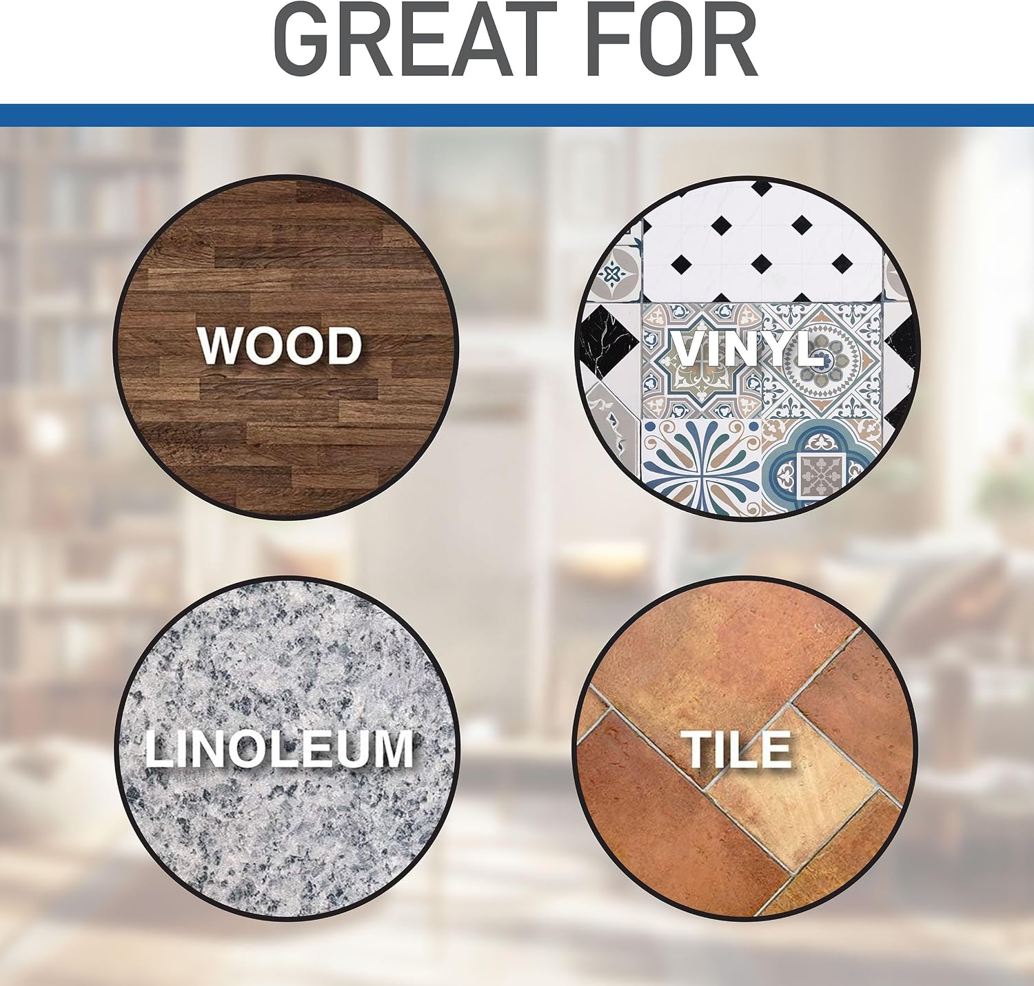 softtouch 1 1/2" Round Heavy Duty Felt Furniture Pads for Hardwood, Brown (24 Pack)