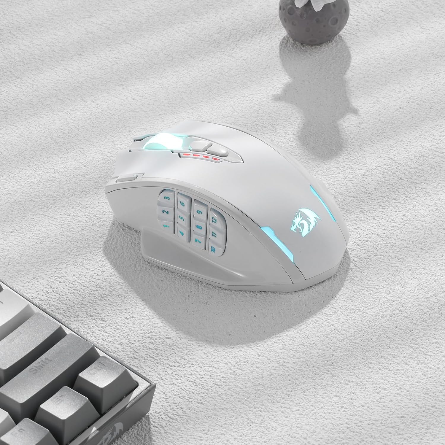 Redragon M908 Wired MMO RGB Gaming Mouse 12400 DPI Remapping Keys | Stable Lag-Free Connection, Redefine Keybinding Macro, Vibing Backlight, Ergonomic Grip Body Comfort
