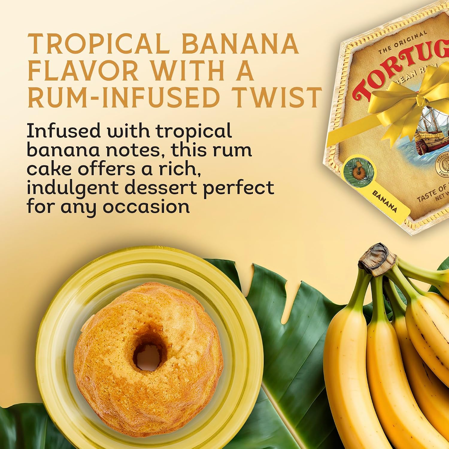 TORTUGA Provenance Rum Cake Variety Pack – 4 oz. - 6 Pack - The Perfect Premium Gourmet Gift for Stocking Stuffers, Gift Baskets