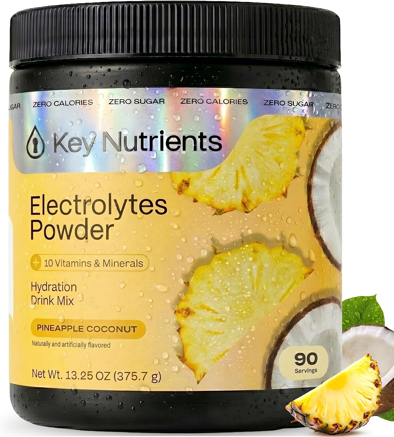 KEY NUTRIENTS Sugar Free Electrolyte Tablets, Hydration Pills, 200 Capsules