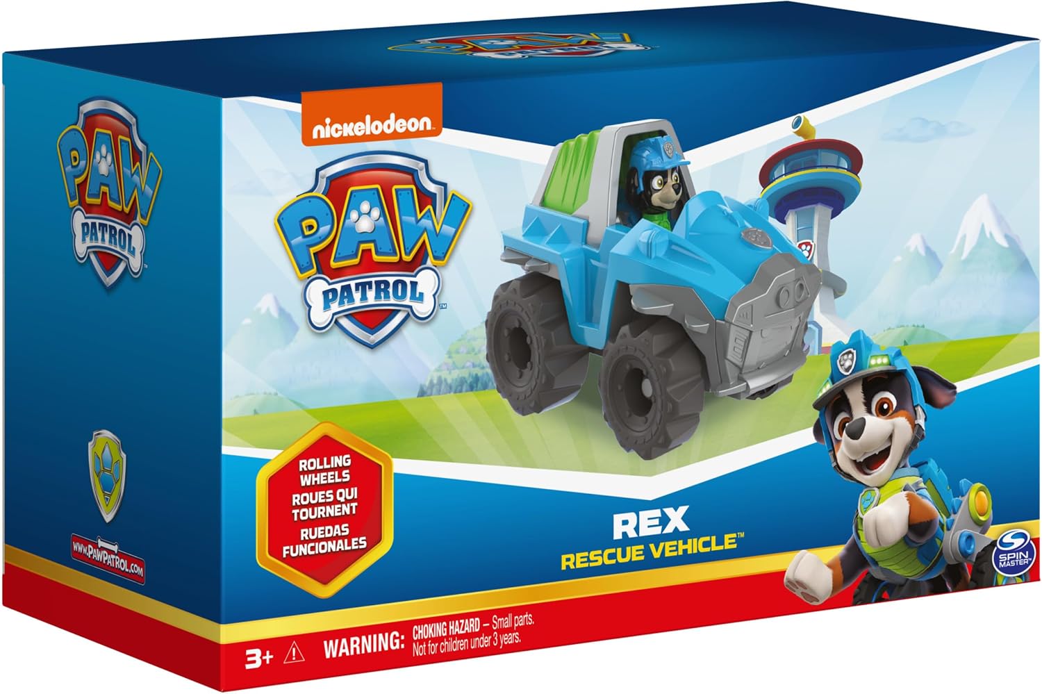 Paw Patrol, Ryder’s Rescue ATV Vehicle with Collectible Figure, for Kids Aged 3 and up