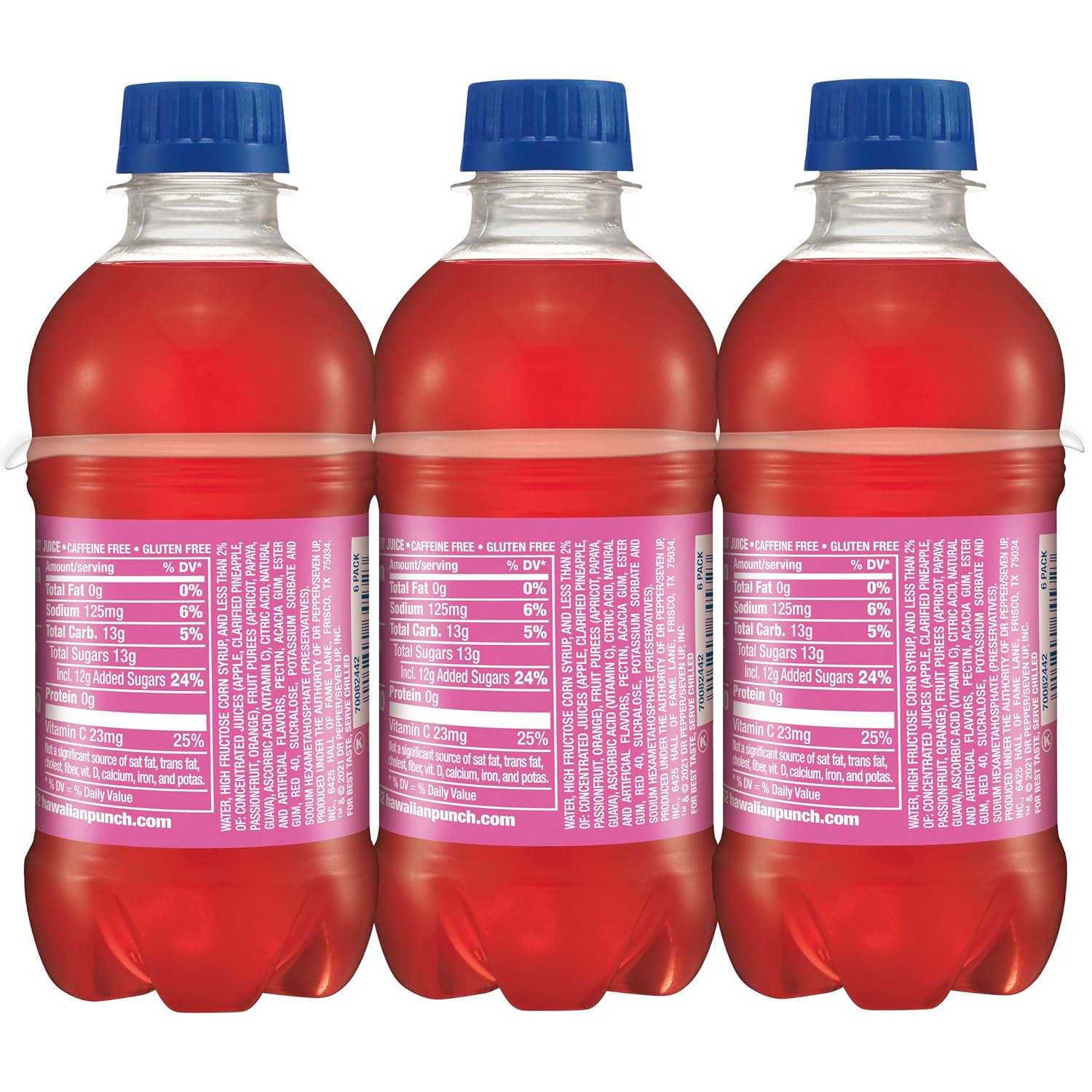 Hawaiian Punch Polar Blast Fruit Juice Drink, 10 Fl Oz Bottles, 24 Count (4 Packs Of 6), Ready-to-drink, On-the-go, Caffeine-free, Carbonation-free, Gluten-free, Excellent Source Of Vitamin C