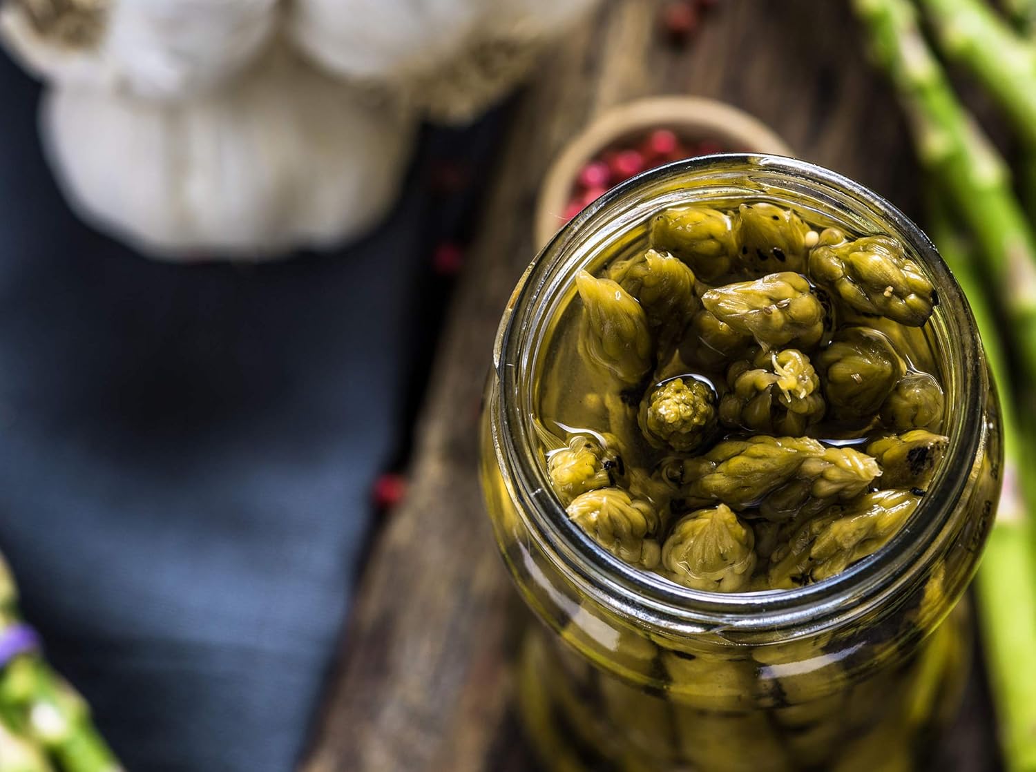 Green Jay Gourmet Marinated Mushrooms in a Jar - Fresh Hand Jarred Vegetables for Cooking & Pantry – Home Grown Pre-Prepared Pickled Marinated