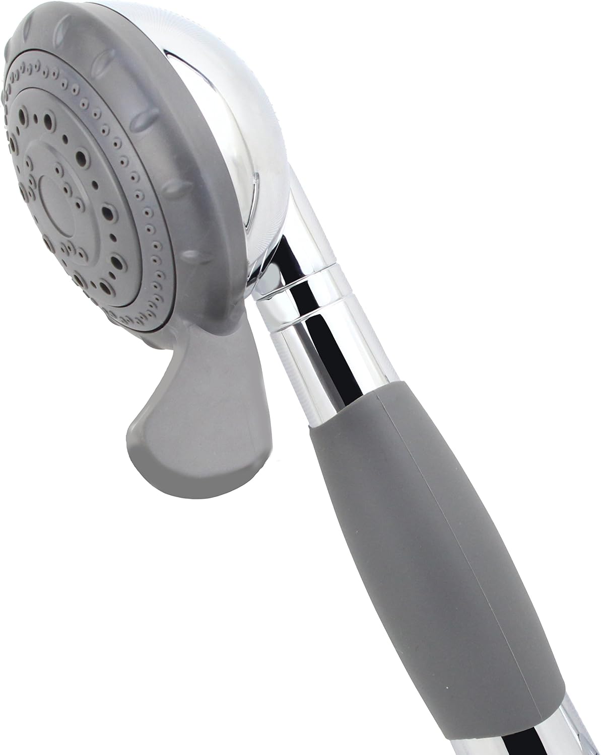 YOO.MEE ADA Handheld Shower, fits Elderly, People Disabled in Action | Big-button turning, silicone grip, pause setting, for parkinson, arthritis