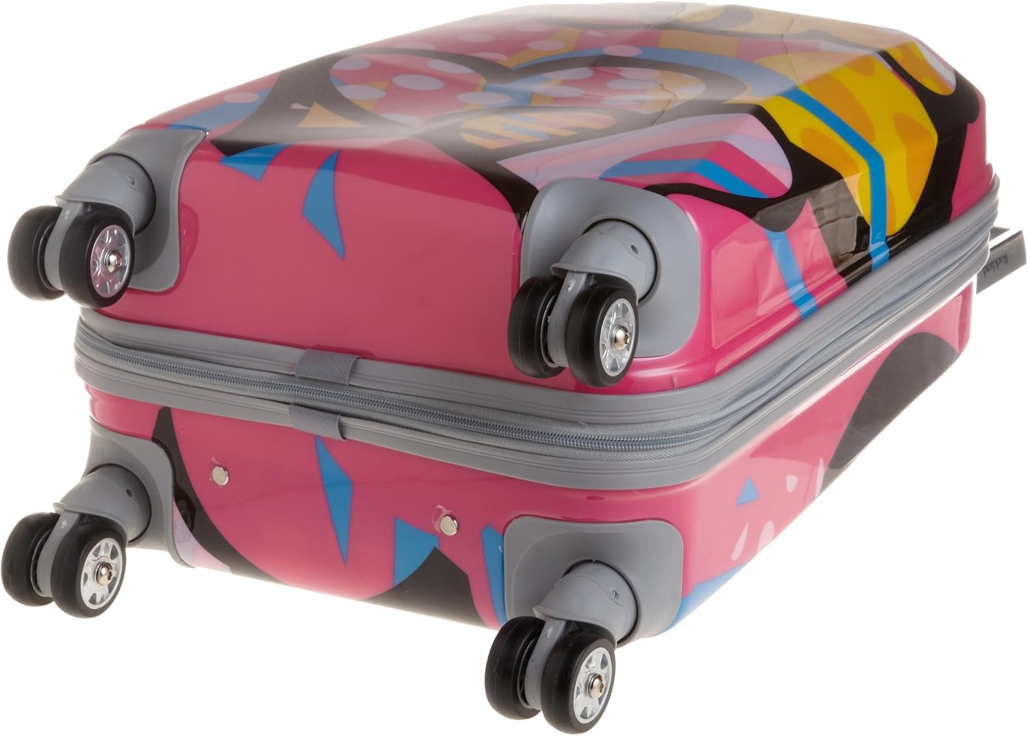 Rockland Vision Hardside 3 Piece Spinner Wheel Luggage Set, (20"/24"/28"), Love