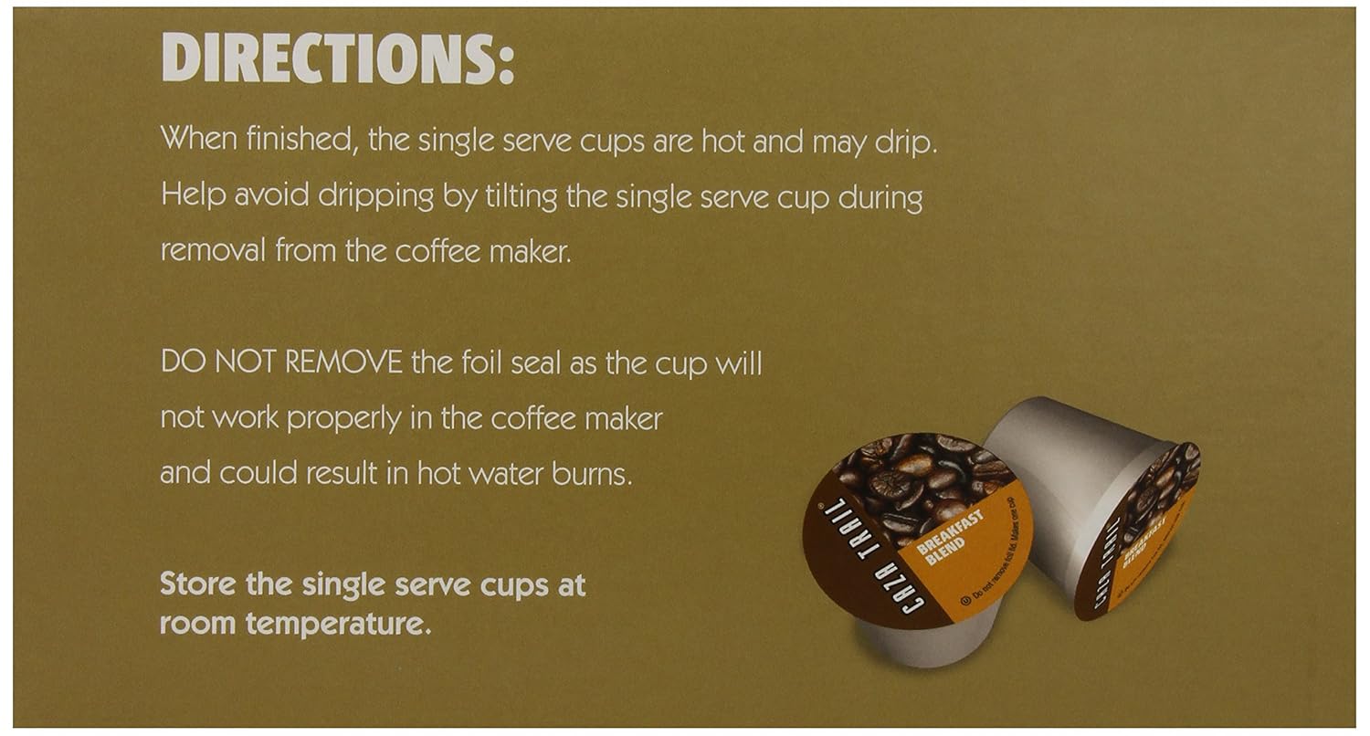 Caza Trail Coffee, Kona Blend, 100 Single Serve Cups