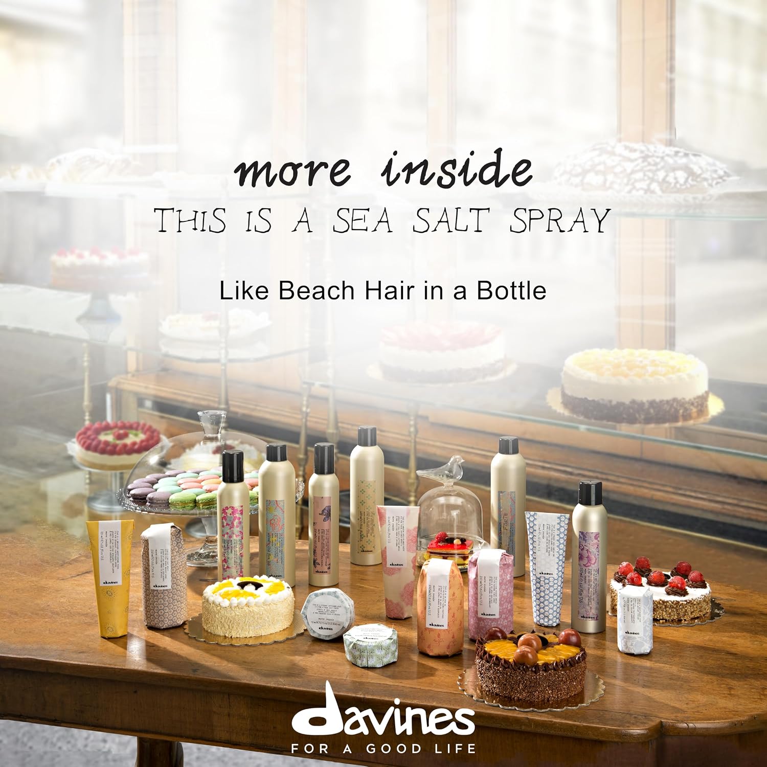 Davines This Is A Sea Salt Spray | Give your hair a tousled, beachy, full-bodied look. A little goes a long way