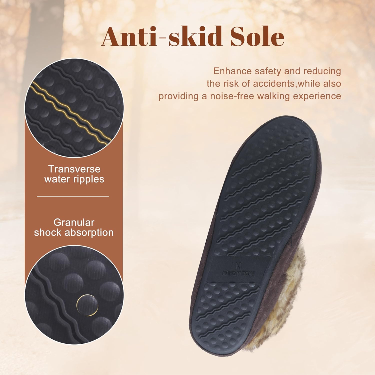 Home Slipper Women's Soft Fleece Plush Warm Indoor House Slipper Boots Shoes