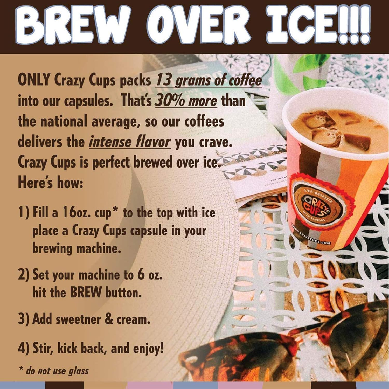 Crazy Cups Seasonal Premium Hot Chocolate Single Serve Cups for Keurig K Cup Brewers Variety Pack Sampler, 40 Count