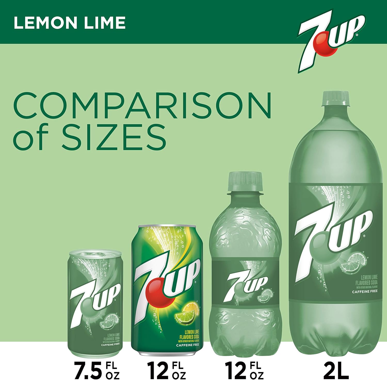 7UP Lemon Lime Soda, 12 fl oz cans, 12 pack