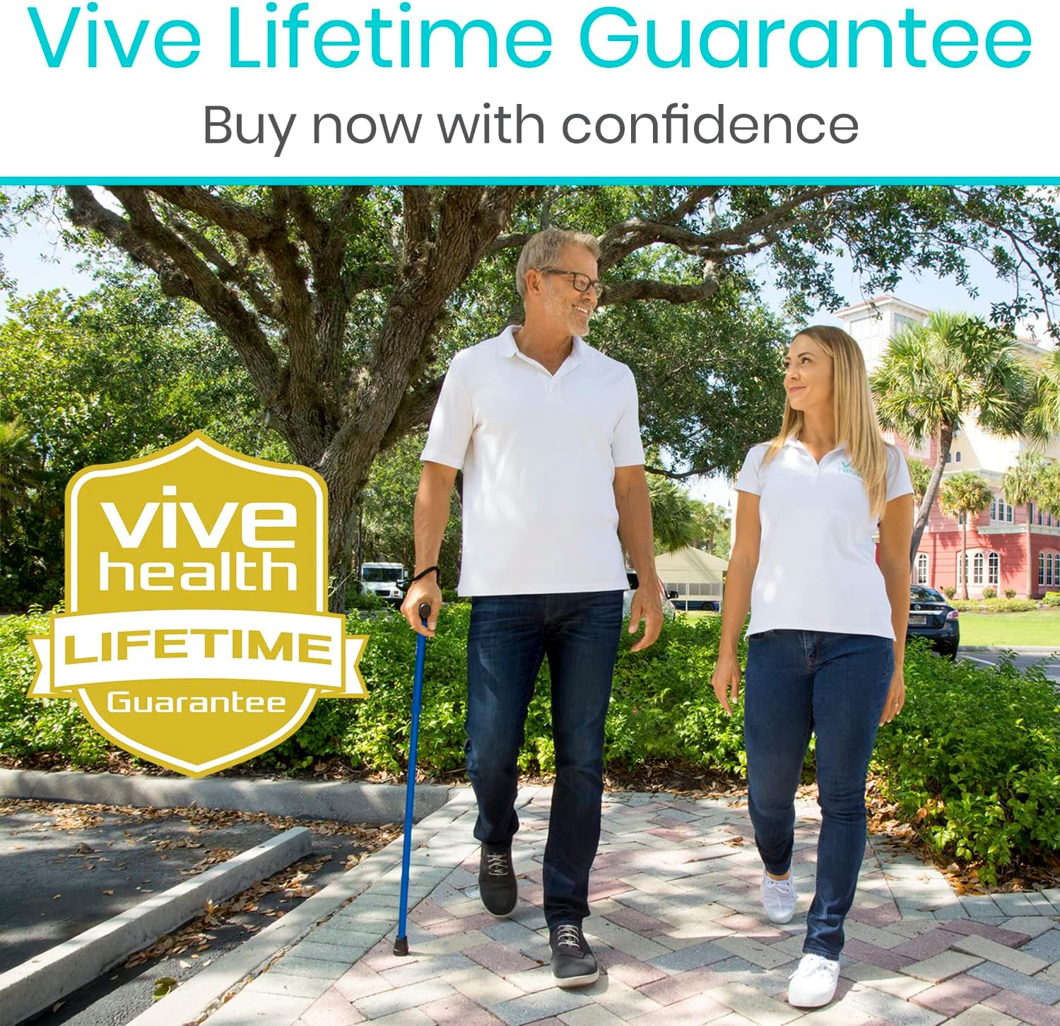 Vive Folding Cane - Foldable Walking Cane for Men, Women - Fold-up, Collapsible, Lightweight, Adjustable, Portable Hand Walking Stick - Balancing Mobility Aid - Sleek, Comfortable | Lightweight, Adjustable, Portable Hand Stick Balancing Mobility Aid Slee…