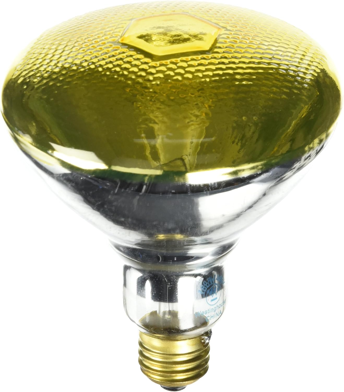 Westinghouse Lighting 0440900, 100 Watt, 120 Volt Yellow Flood BR38 Incandescent Bug Light Bulb