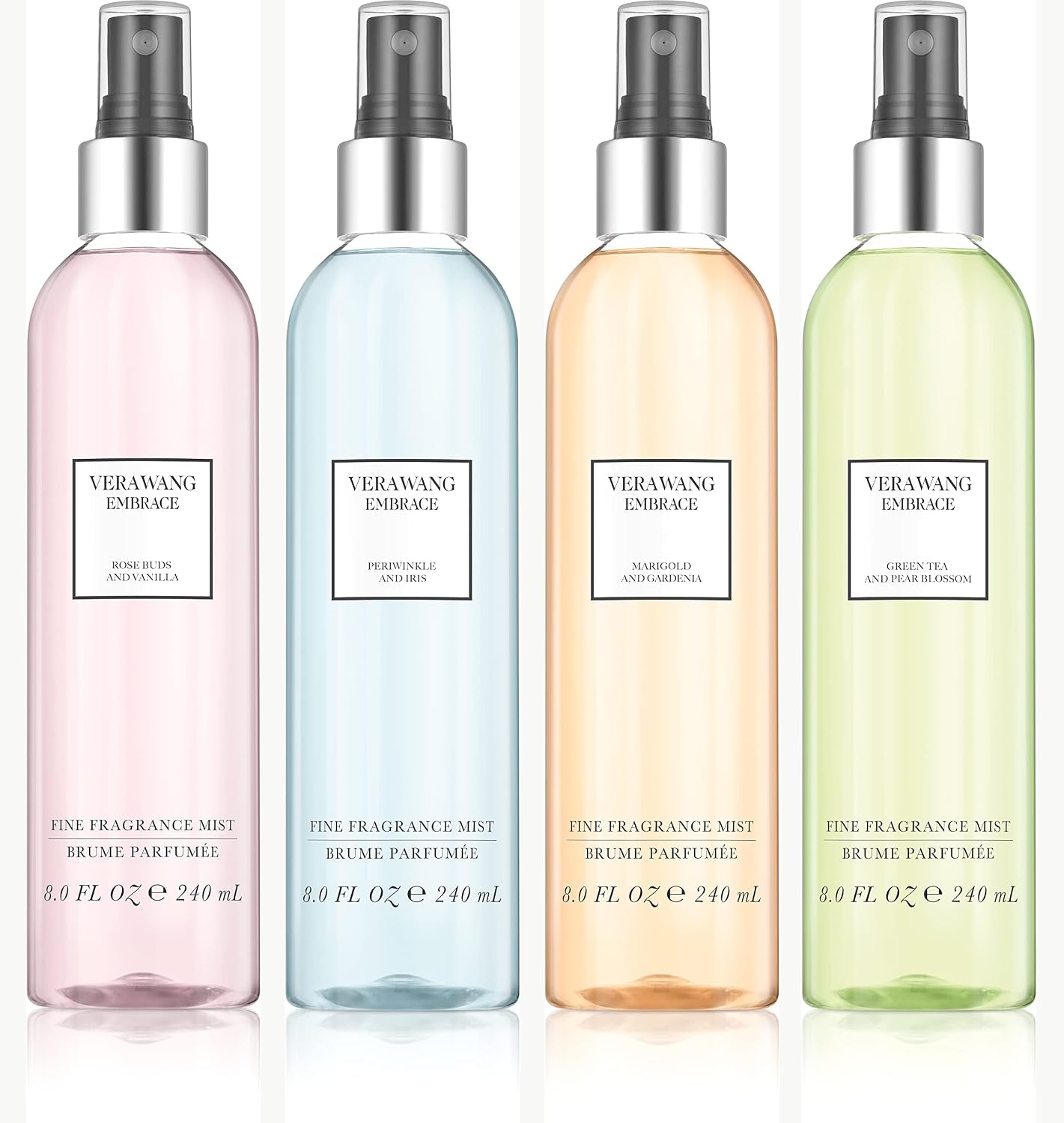 Vera Wang Embrace Body Mist Spray for Women, Green Tea & Pear Blossom, 8 Fluid Oz |