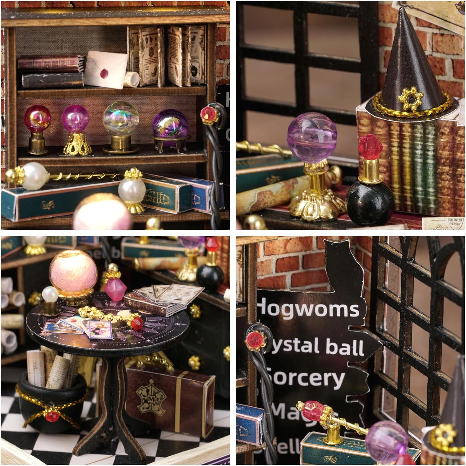CUTEROOM DIY Doll Room Miniature Furniture Wooden House Kit-Study Room