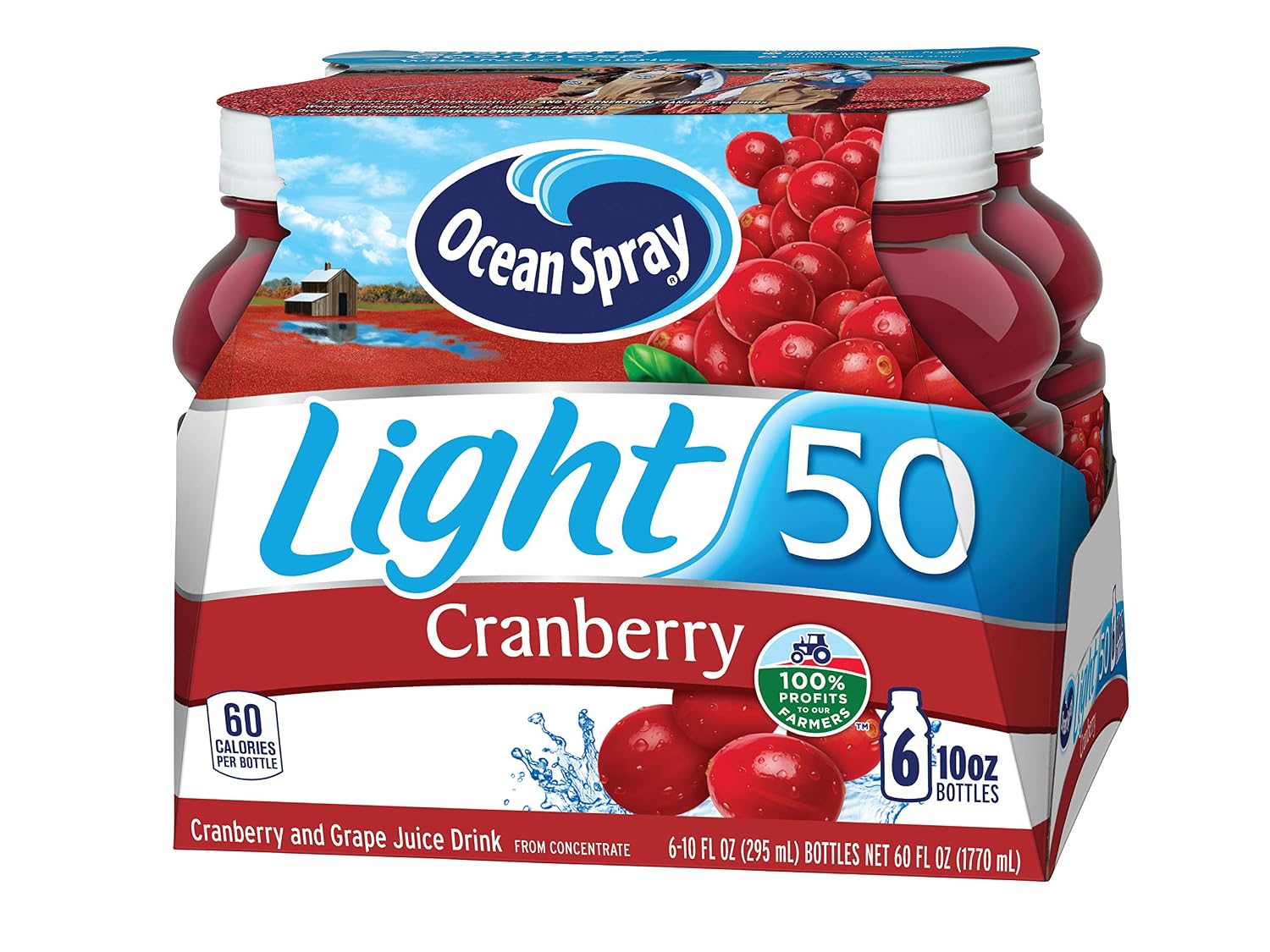 Ocean Spray® Cran50™ Cranberry Juice Drink, 64 Fl Oz Bottle (Pack of 1)