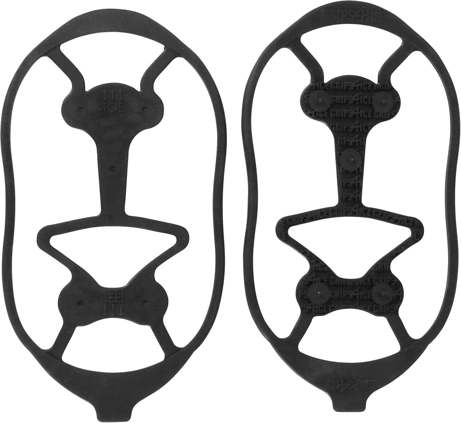 Snow Cleats Men‚Äö√Ñ√¥s 6-12 Black Tungsten Spikes Rubber