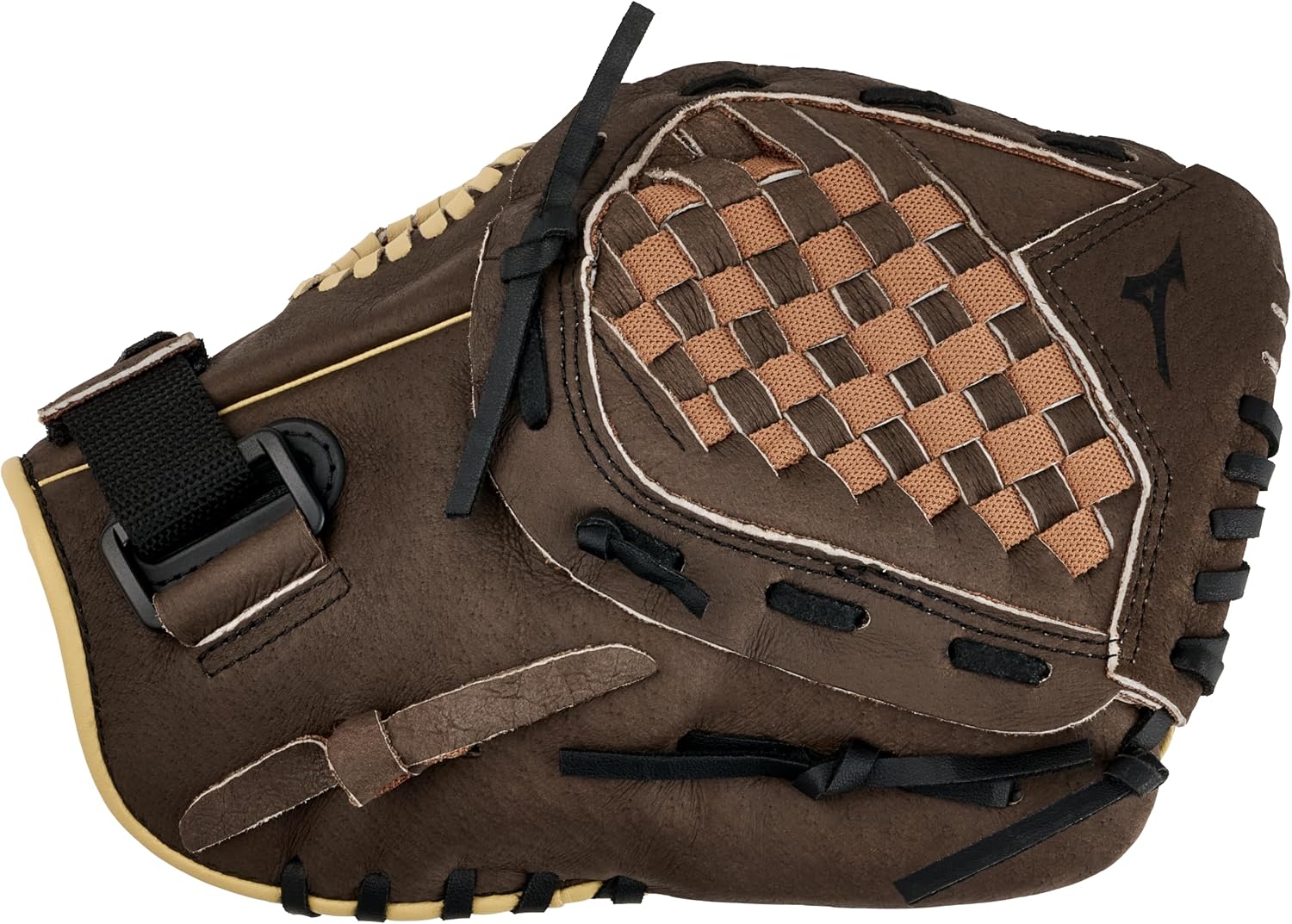 Mizuno Prospect PowerClose Youth Baseball Glove Series I V-Flex Notch I Parashock Palm Pad I Buttersoft Palm Liner