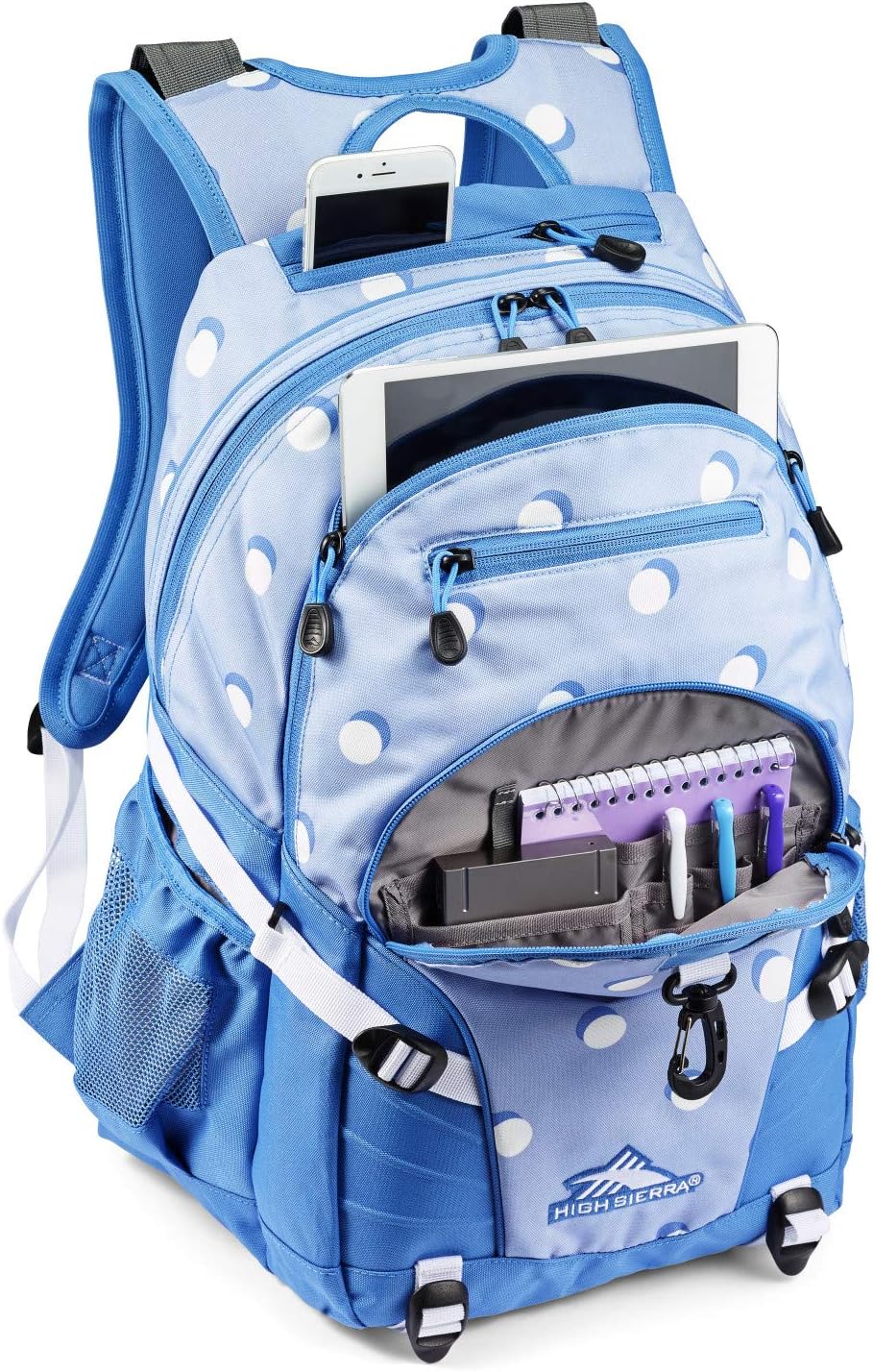 High Sierra Loop Backpack, Travel, or Work Bookbag with tablet sleeve, One Size, Urban Camo