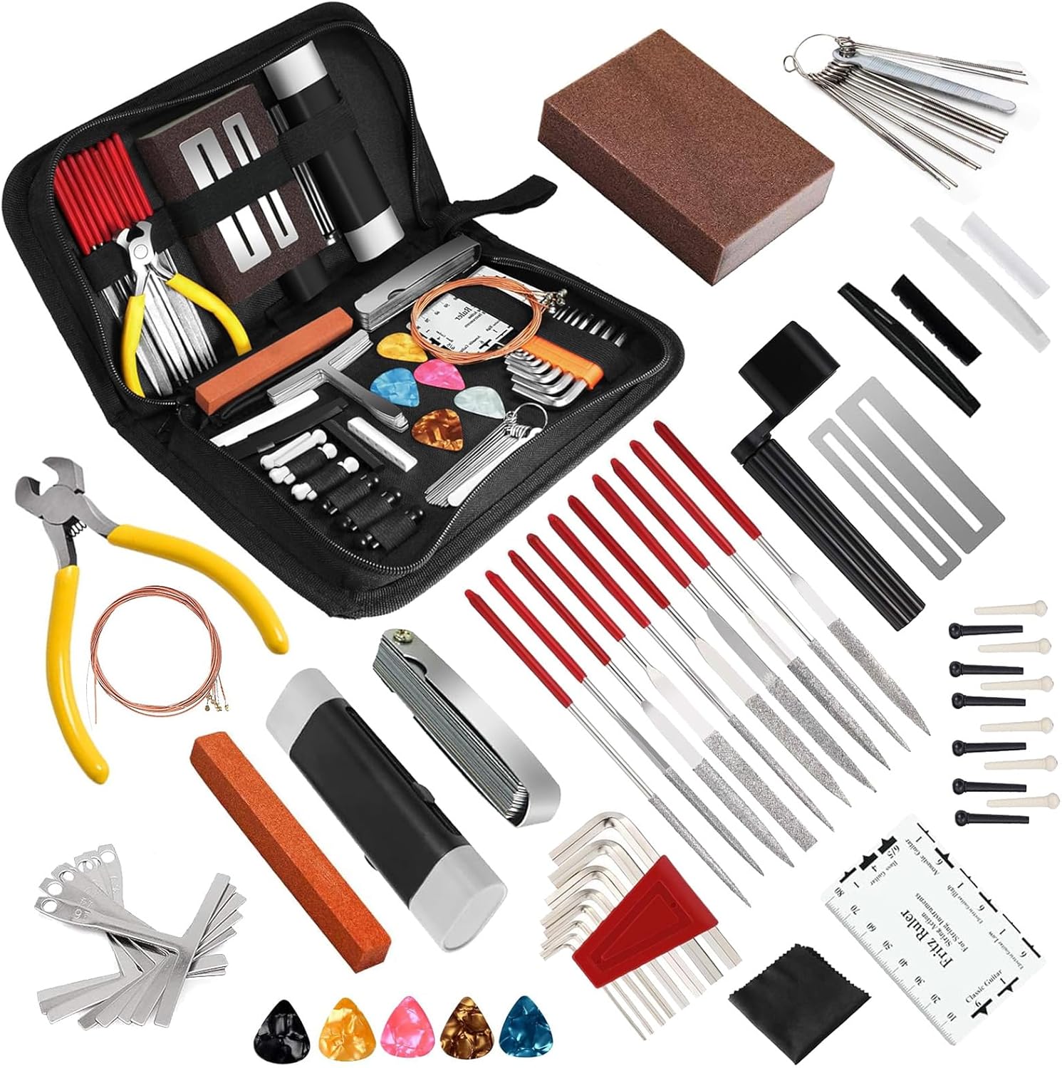 72PCS Guitar Tool Kit