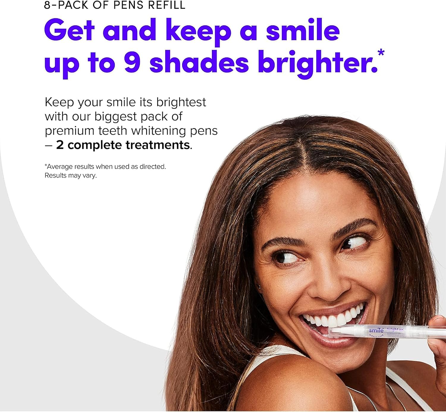 SmileDirectClub Teeth Whitening Kit with Lip Balm - 4 Pack 1.4ml Gel Pens - Professional Strength Hydrogen Peroxide