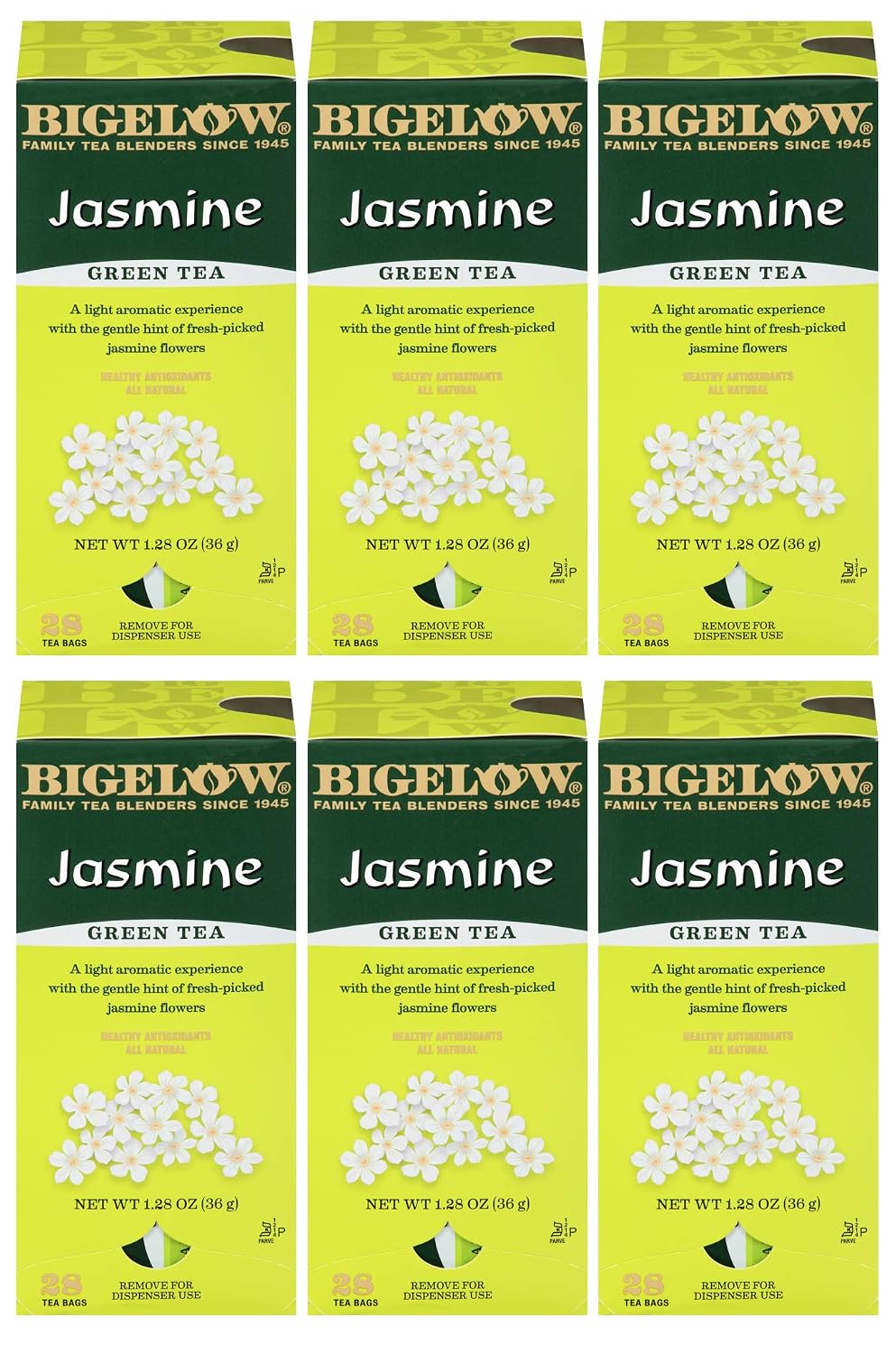 Bigelow Tea Classic Green Tea Bags, 40 Count (Pack of 6)