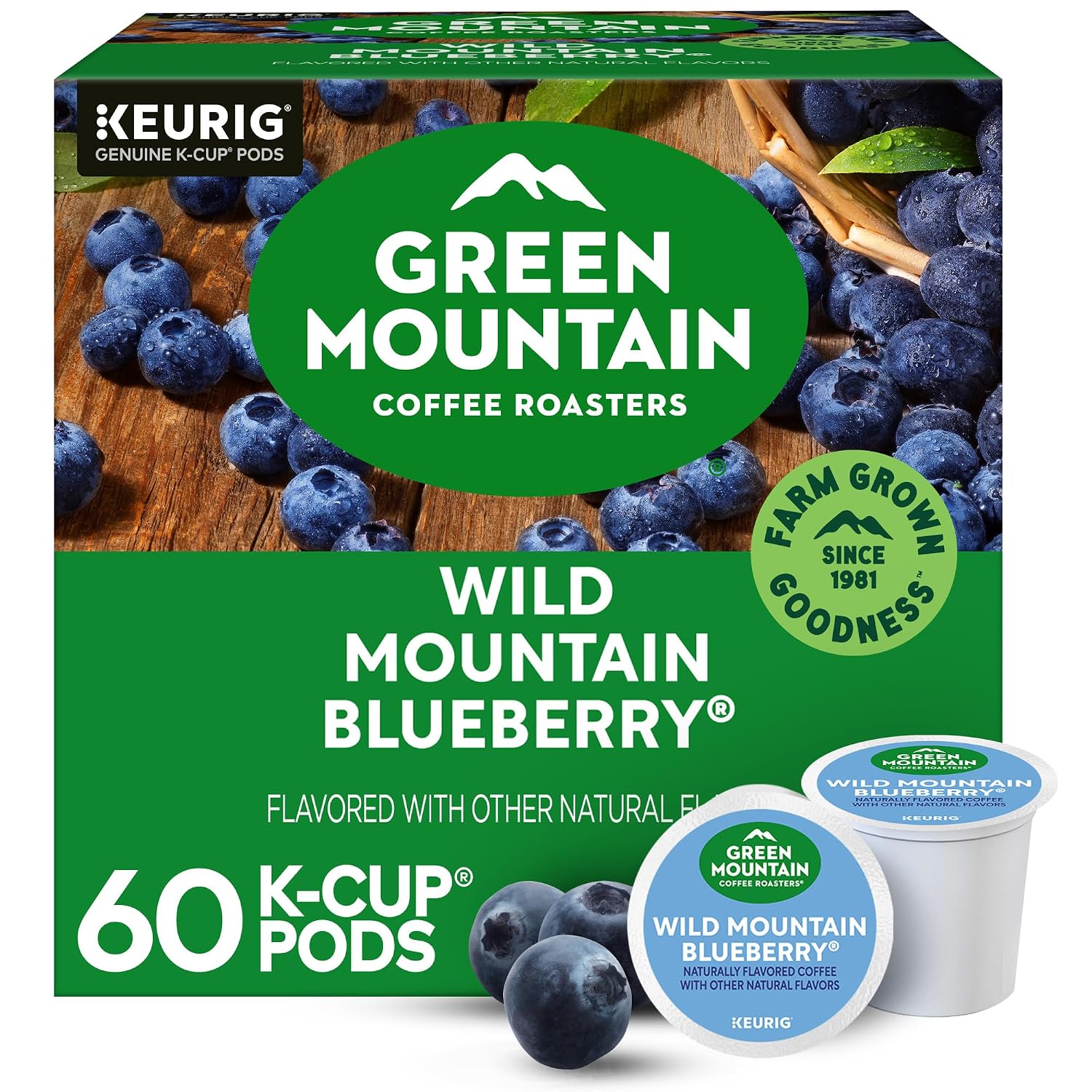 Green Mountain Coffee Roasters Island Coconut, Single-Serve Keurig K-Cup Pod, Flavored Light Roast Coffee, 24 Count (Pack of 1)
