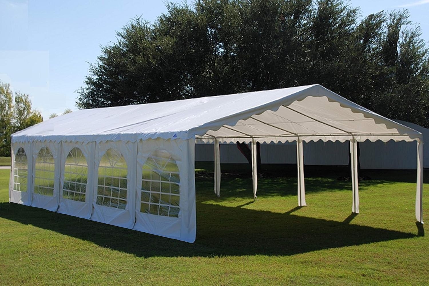 DELTA 26'x16' Budget PE Party Tent + (2) Long Bags + (1) Short Bag, Tents for Parties, Canopy Carpas para Fiestas,Wedding Event Tents for Outdoor Events (B Model)