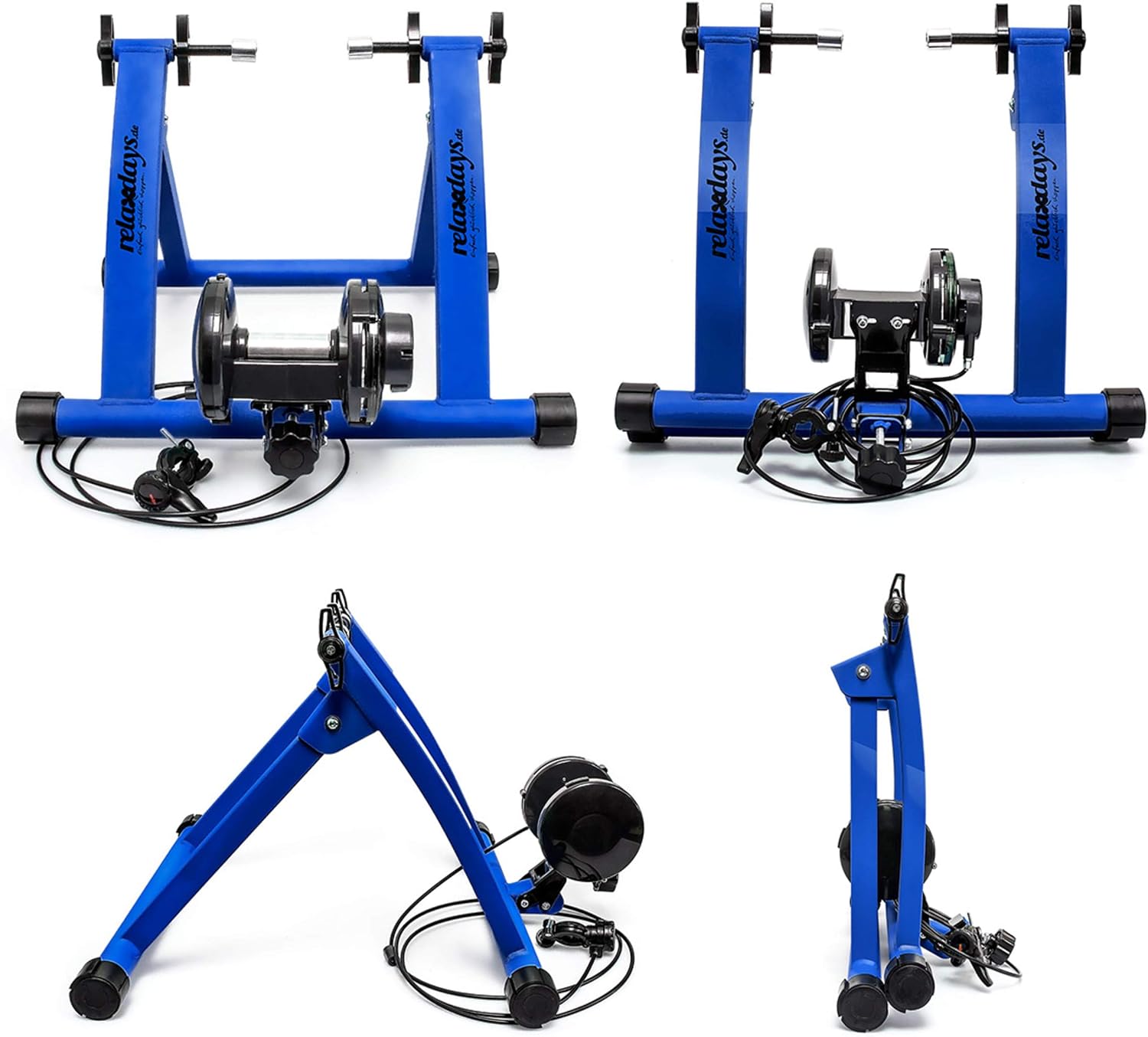 RelaxdaysRelaxdays Indoor Bicycle 7 Resistance Turbo Trainer -
