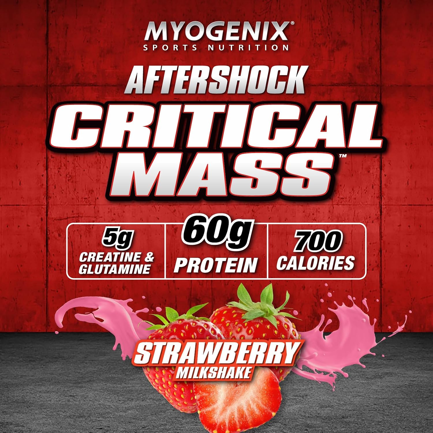 Myogenix Critical Mass Gainer – Muscle Mass Weight Gain Supplement, Zero Lactose Whey Protein Powder – Anabolic Whey Protein – Chocolate Milkshake (6.01 lbs)