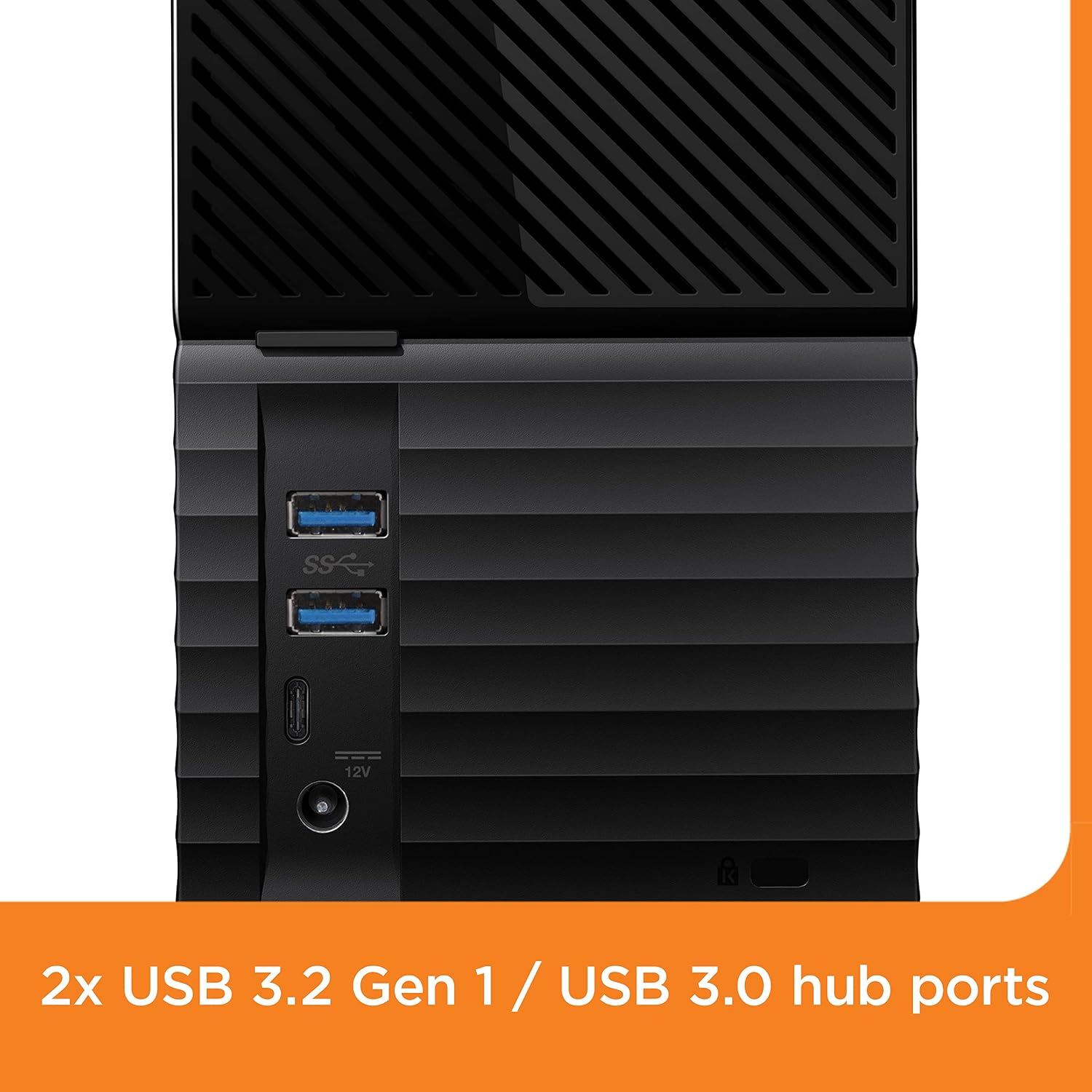 Western Digital 6TB My Book Desktop External Hard Drive, USB 3.0, External HDD with Password Protection and Auto Backup Software - WDBBGB0060HBK-NESN