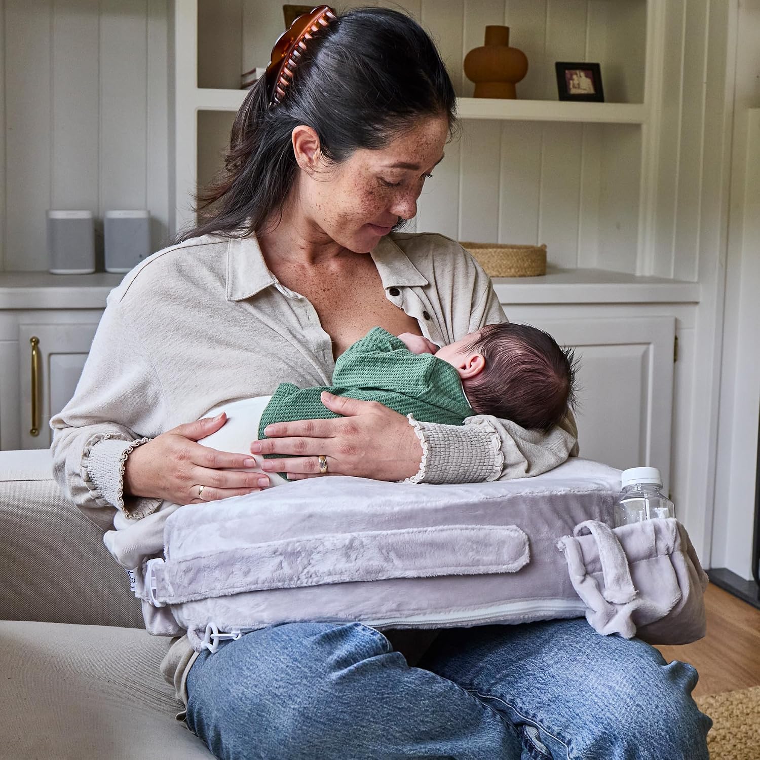 My Brest Friend Super Deluxe Nursing Pillow - Platinum