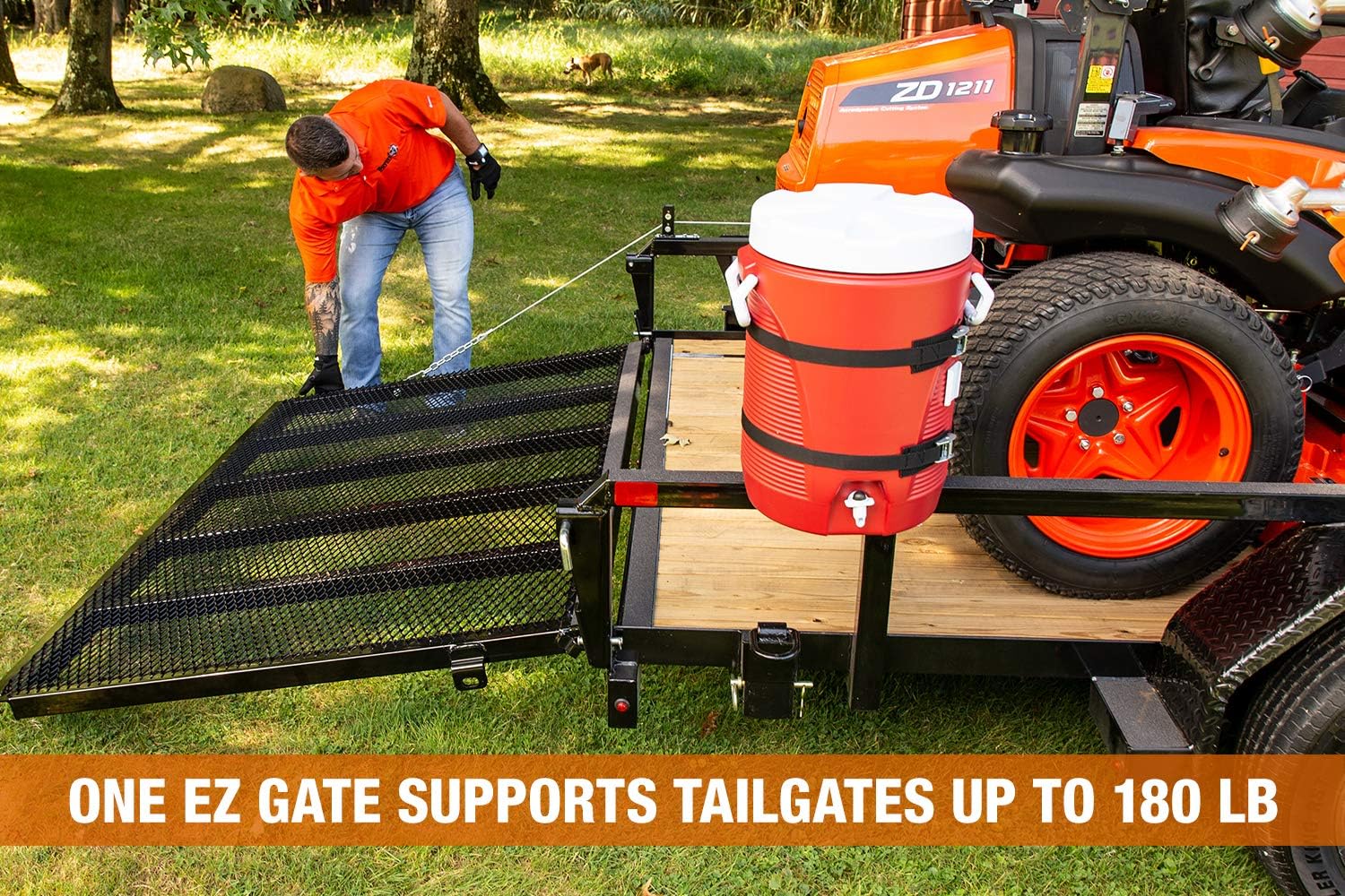 Buyers Products 5201000 EZ Gate Tailgate Assist, Reduce Physical Strain With Trailer Tailgates, Mounting Hardware Included, Handles gates up to 180lbs