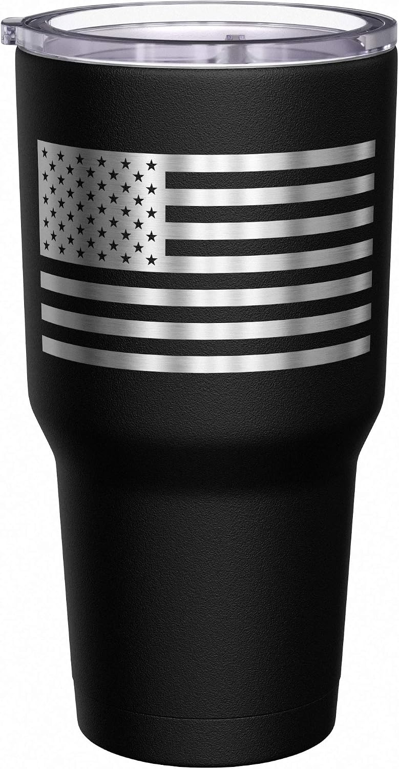 We The People Holsters - 1776 Betsy Ross Flag - Betsy Ross Mug - American Flag Coffee Travel Mug - American Flag Tumbler - Double Insulated Tumbler - 30 oz