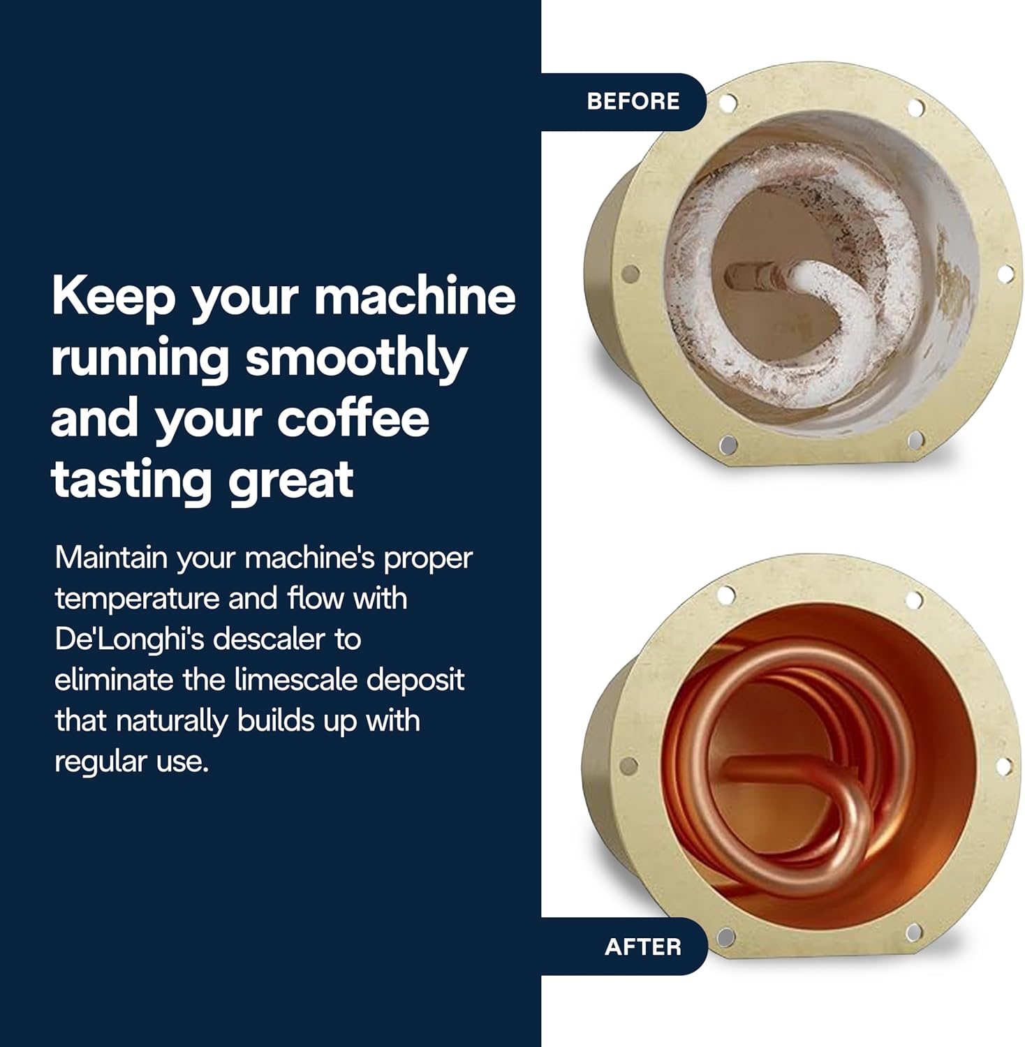 De'Longhi EcoDecalk Universal Descaler, for Coffee Machines 16.90 oz | Safe Formula, Universally Compatible, 15 Month Supply, Easy to Use